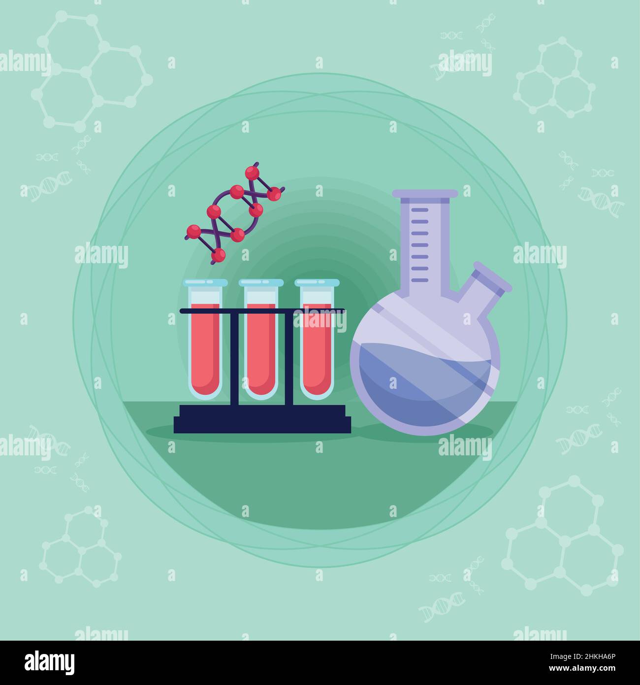 genetic laboratory and dna Stock Vector Image & Art - Alamy
