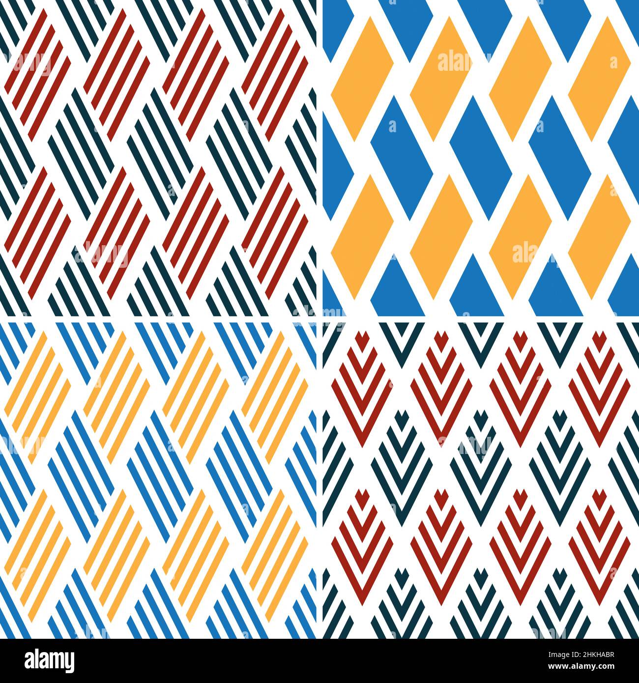 4 different vector patterns in the same package(eps). One pattern is ...