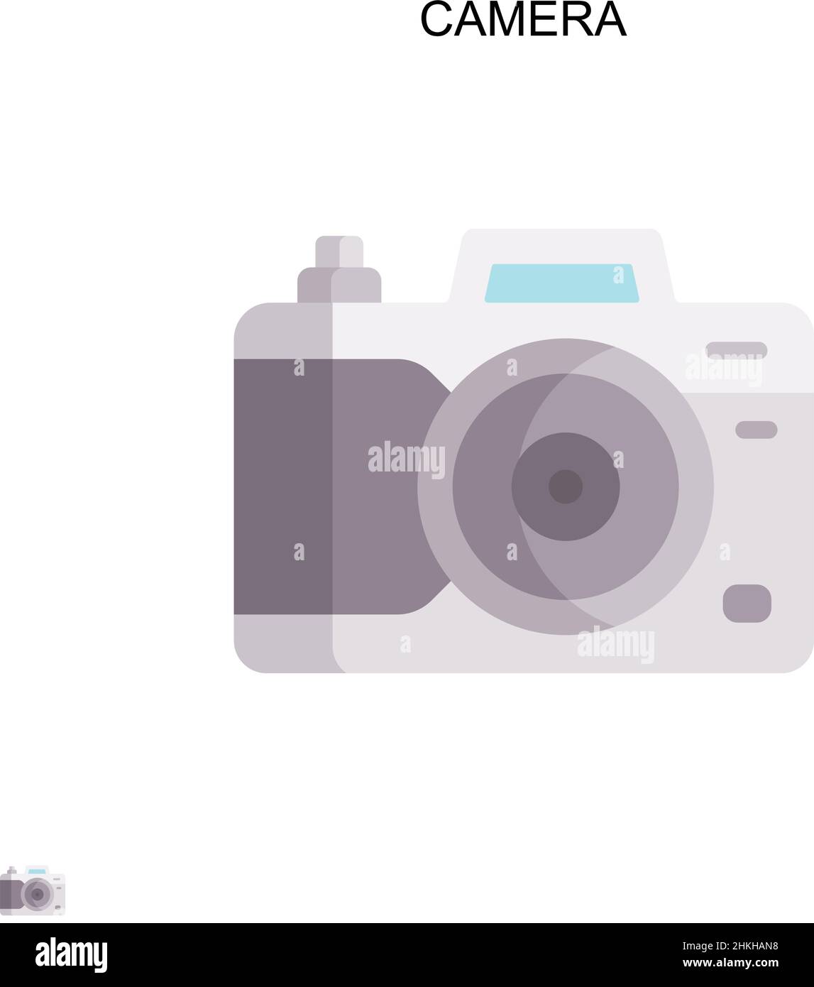 Camera Simple vector icon. Illustration symbol design template for web ...