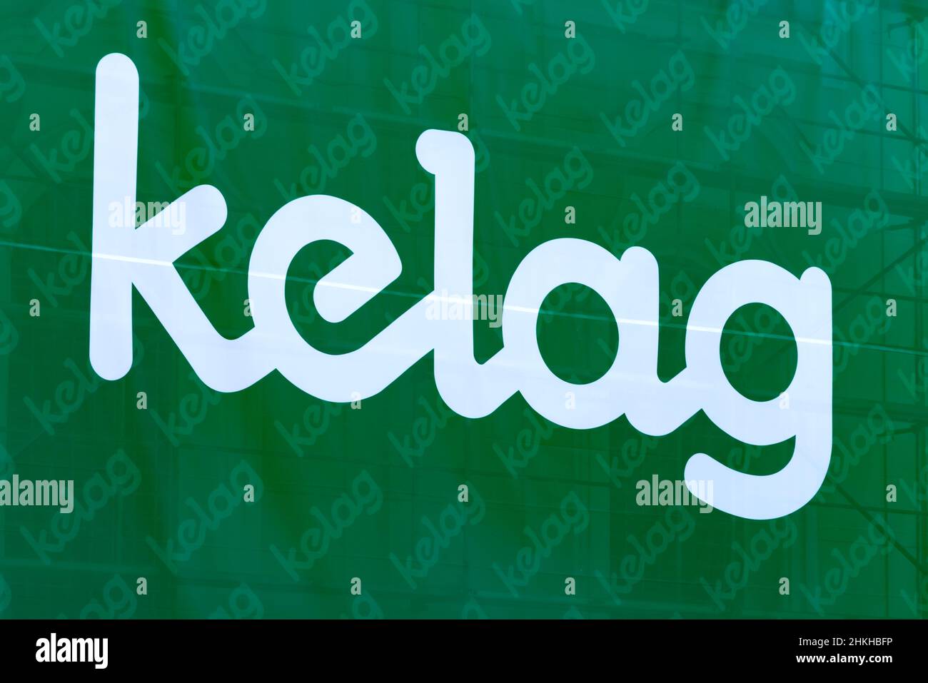 Austria, 2022: Logo of Kelag. The Kelag Group is one of the leading energy service providers in Austria. Stock Photo