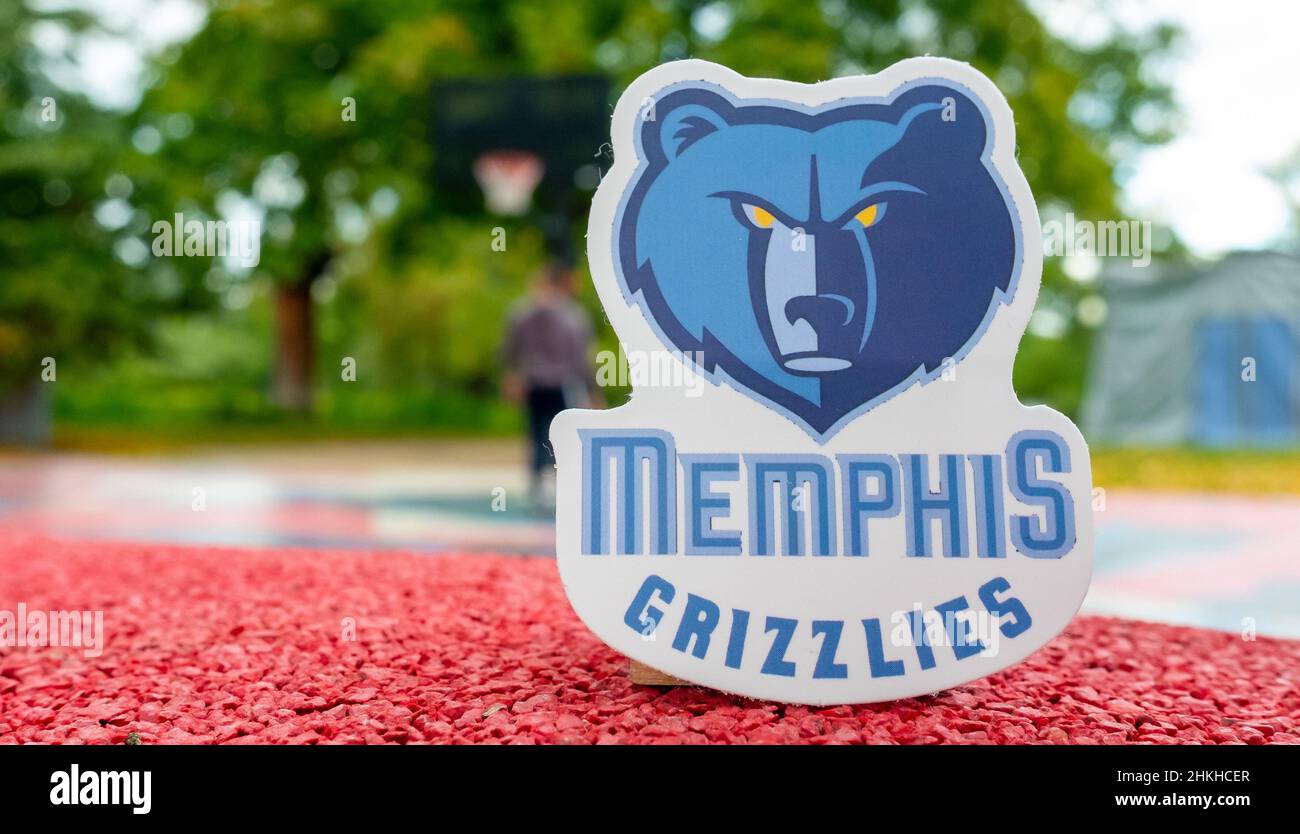 Realistic sport shirt Memphis Grizzlies, jersey template for basketball kit.  Vector illustration Stock Vector Image & Art - Alamy