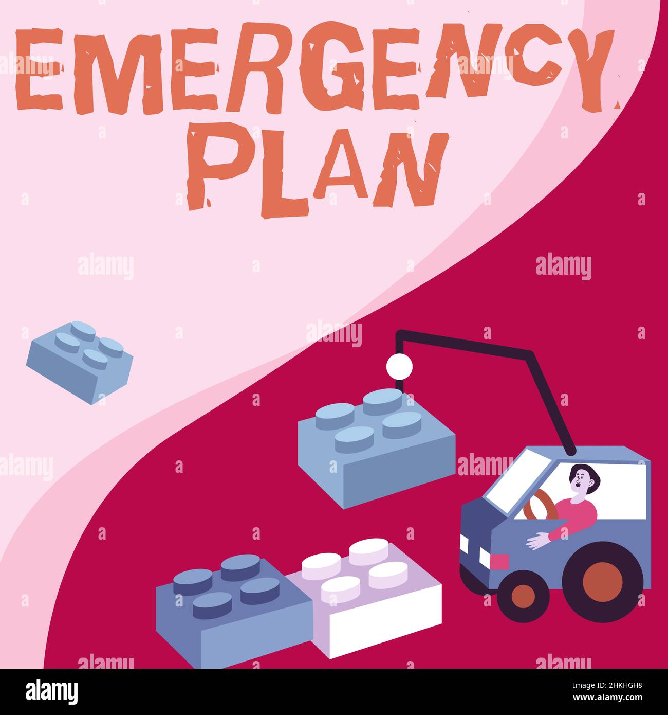 Conceptual display Emergency Plan. Conceptual photo Procedures for ...