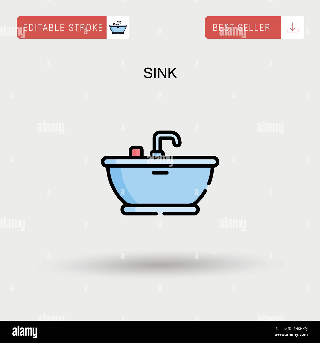 Sink detail Stock Vector Images - Alamy