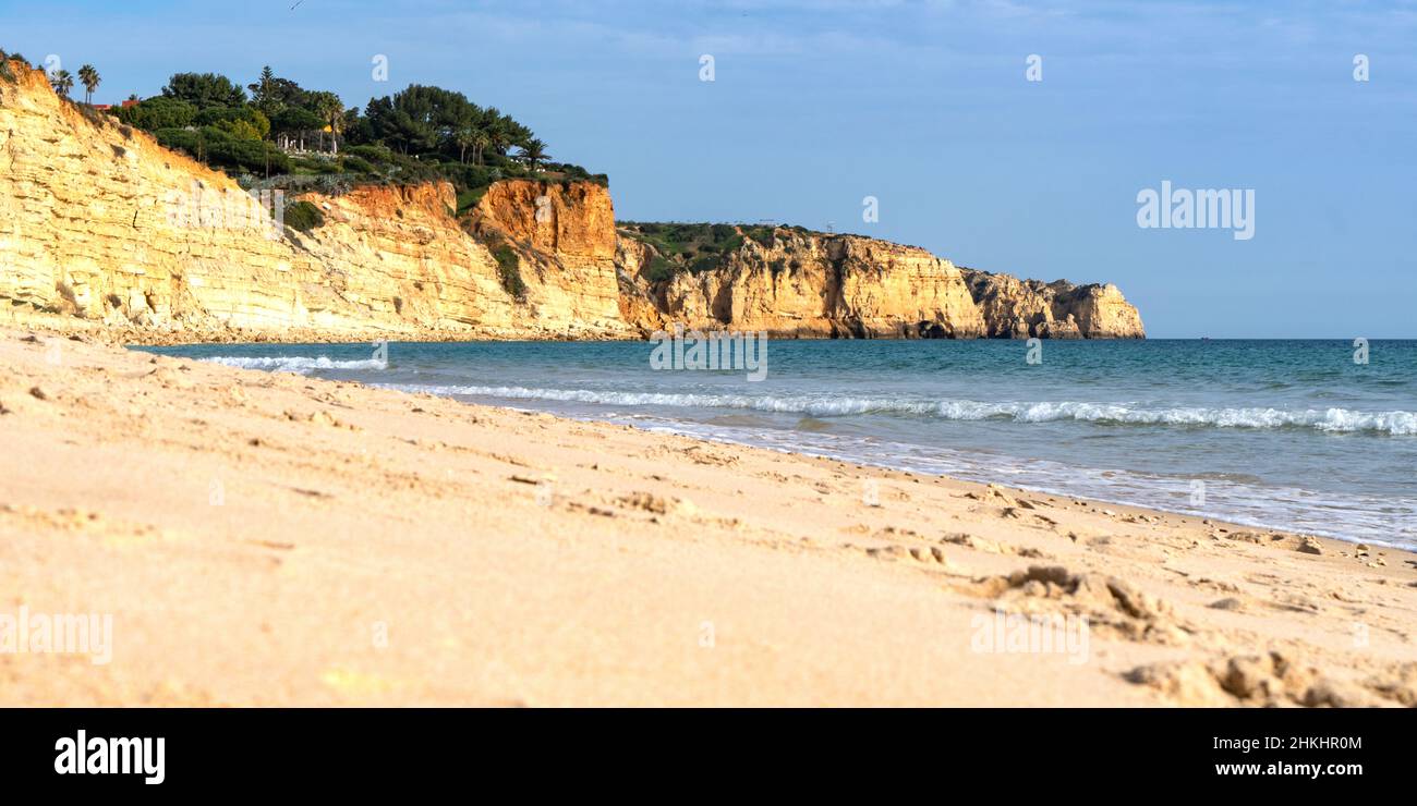 Praia de Porto de Mós Lagos Algarve Stock Photo Alamy