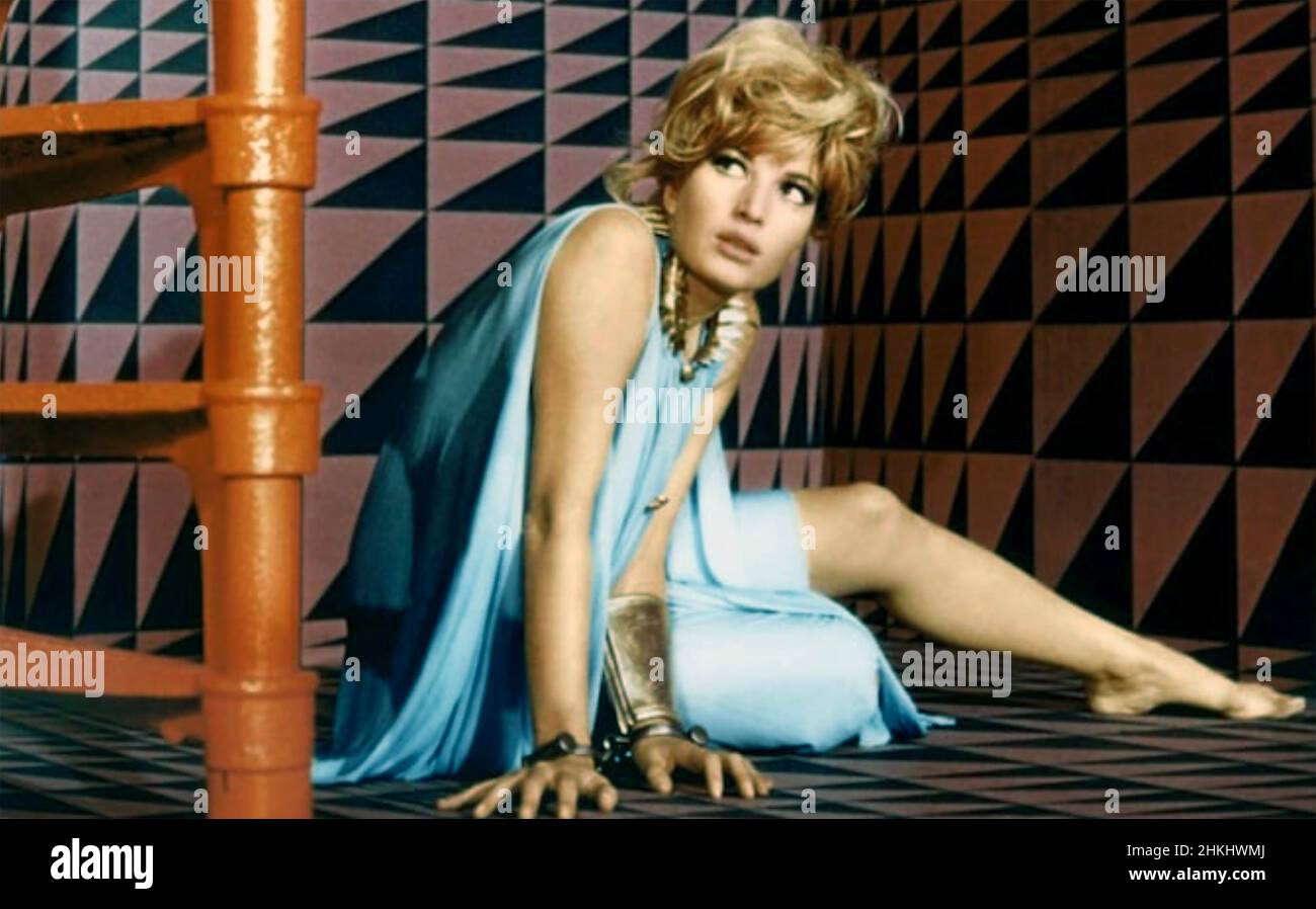 MODESTY BLAISE 1966 20th Century Fox film with Monica Vitti Stock Photo ...