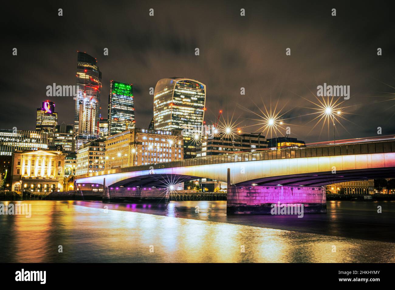 City of London, London Bridge Stock Photo