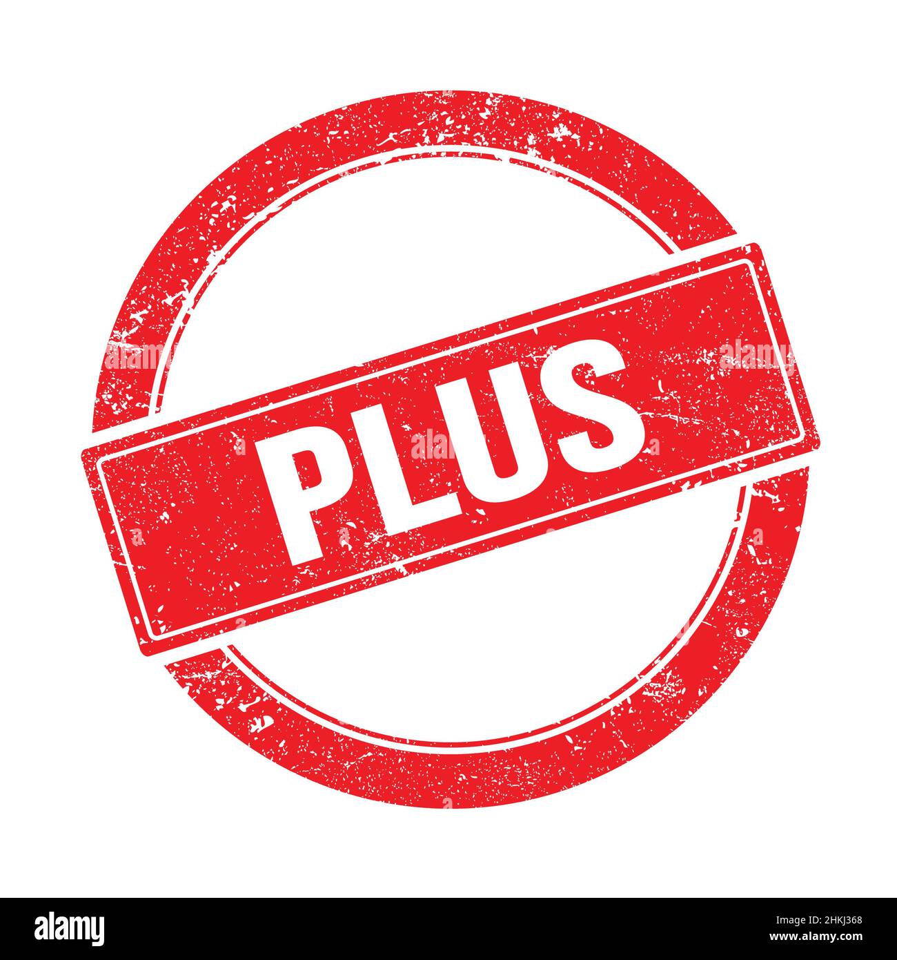 Plusz Example Letters PLUS text on red grungy round vintage stamp Stock Photo - Alamy