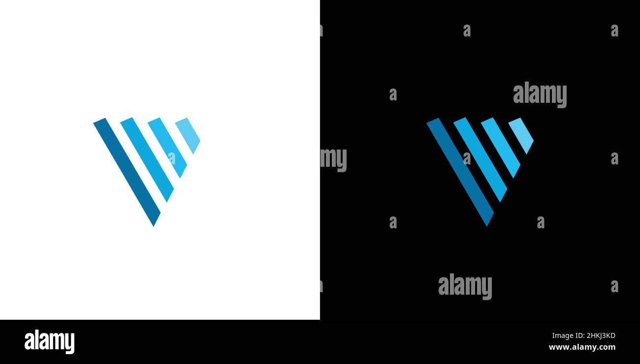 Modern and professional letter V initials logo design 1 Stock Vector ...