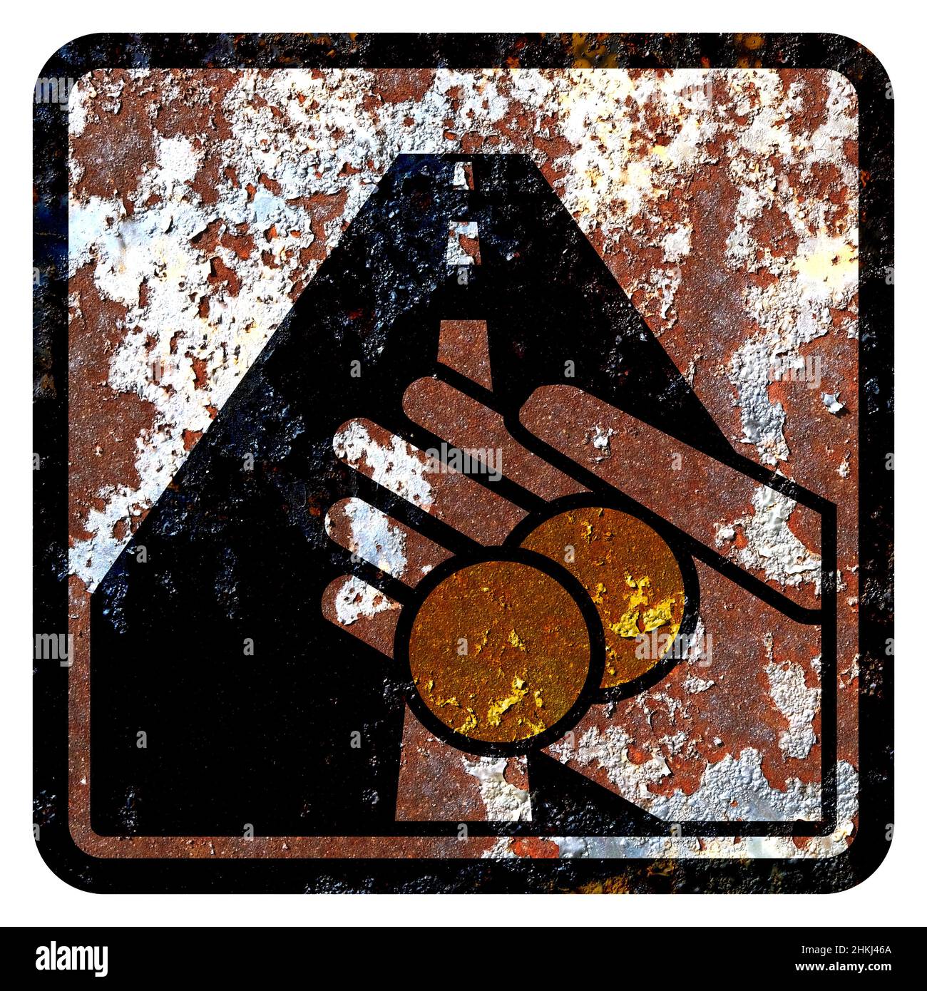 Toll sign Cut Out Stock Images & Pictures Alamy