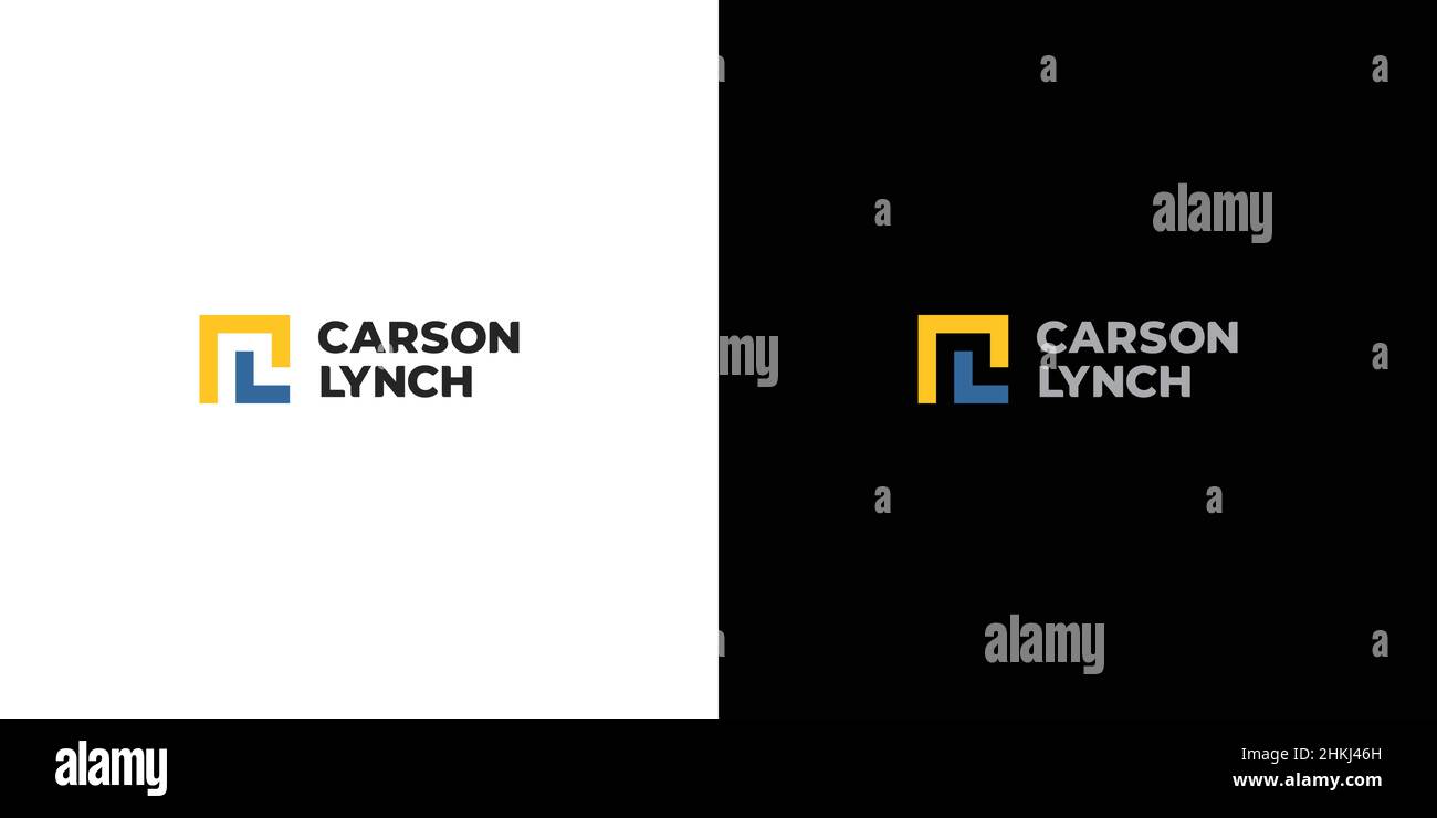 Simple and modern CL initials logo Stock Vector