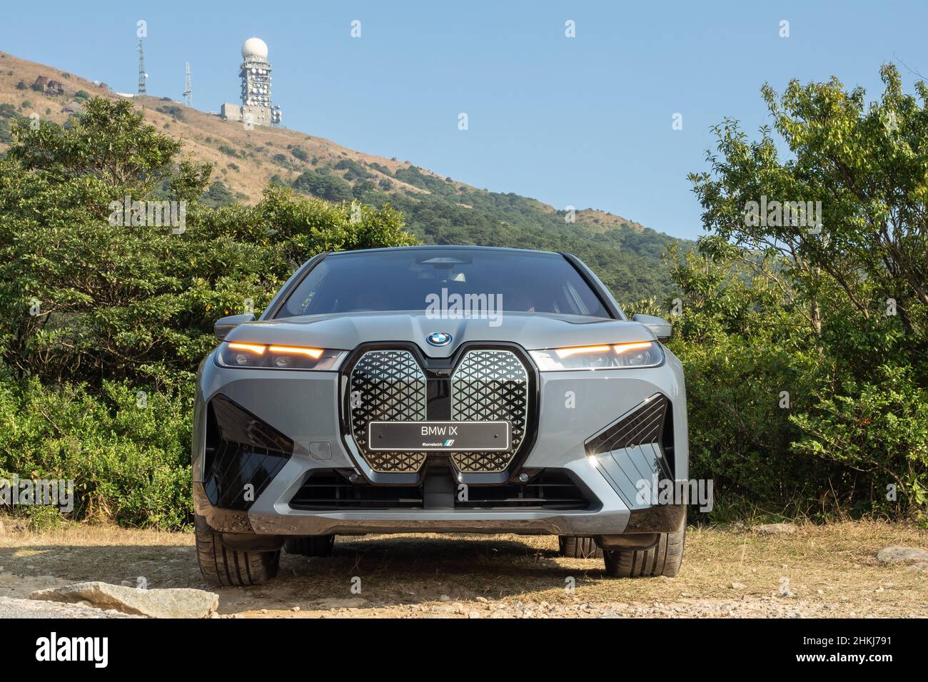 Hong Kong, China Nov 30, 2021 : BMW iX EV 2022 Test Drive Day Nov 30 ...