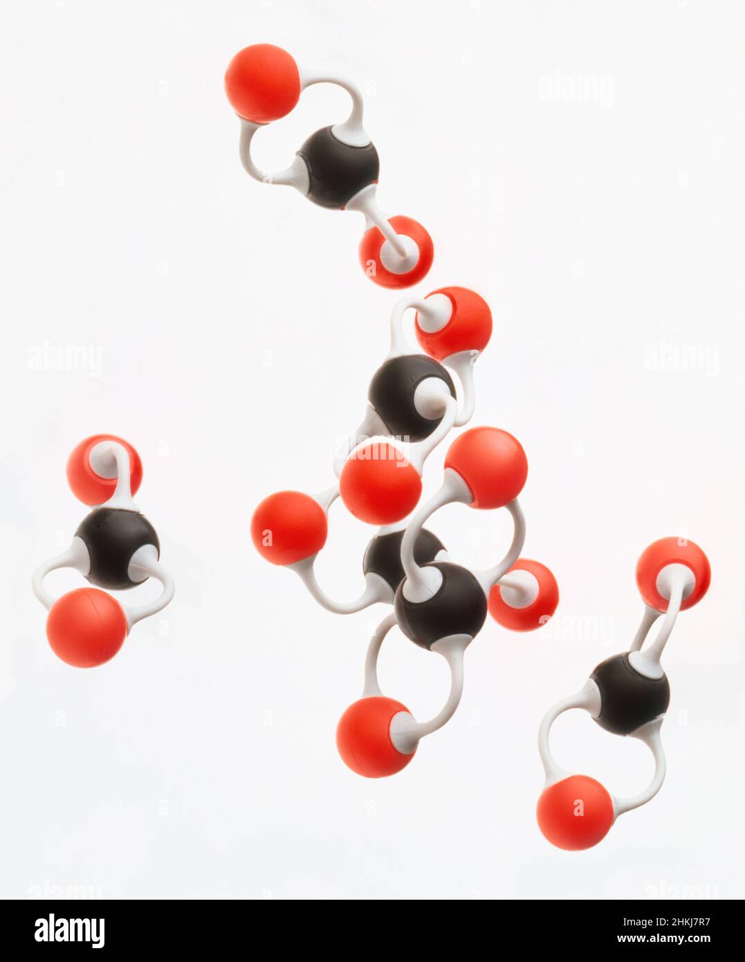 Water molecules Stock Photo