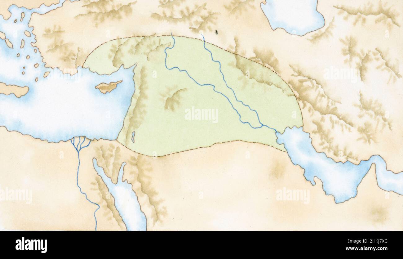 Israel and part of Jordan, map Stock Photo - Alamy