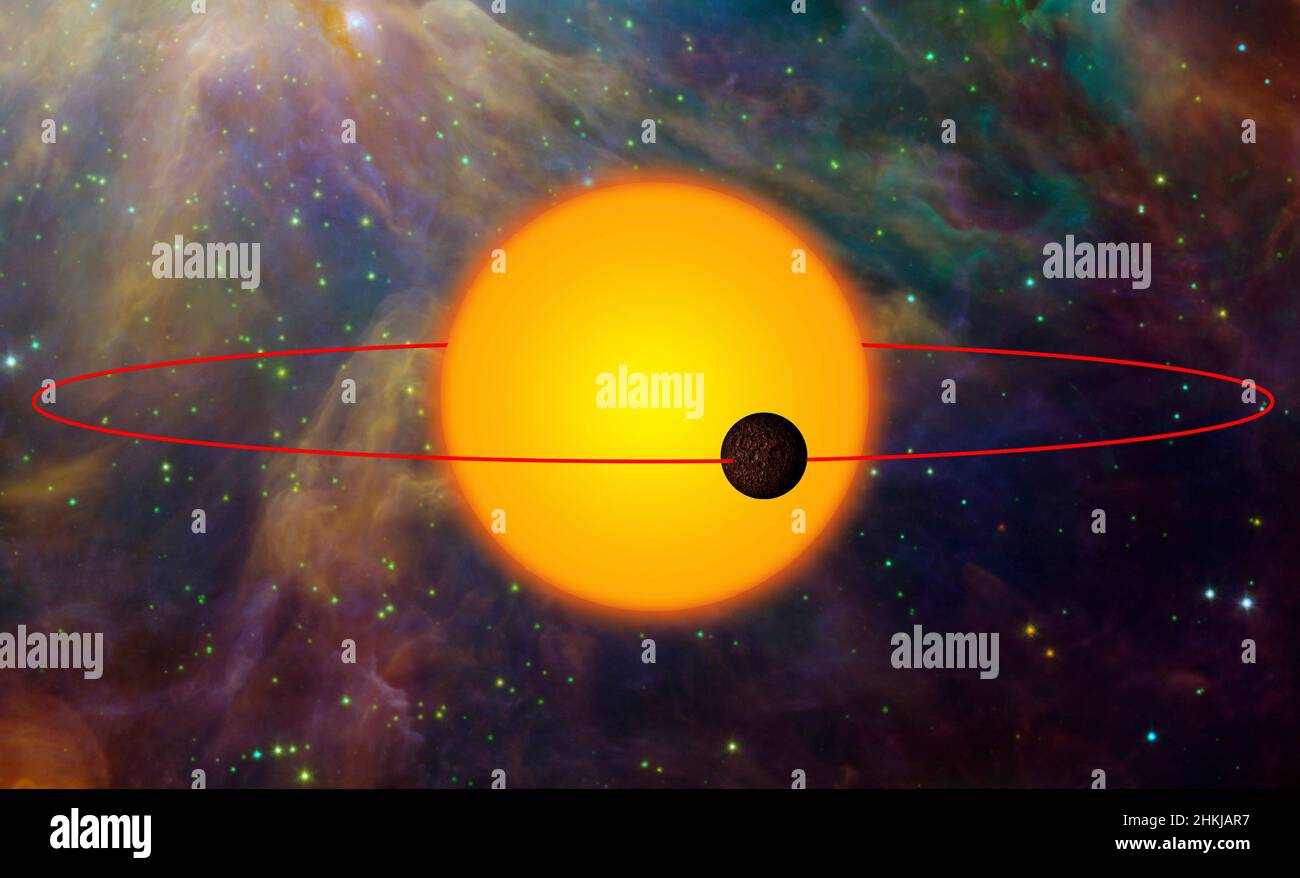 Transiting bodies, illustration Stock Photo Alamy