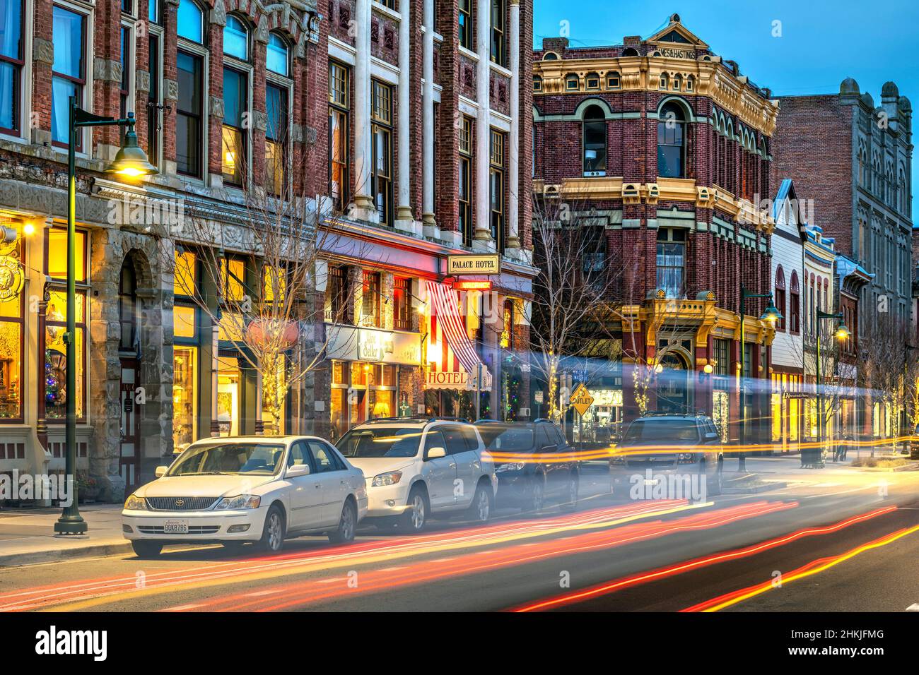 Main street, Port Townsend, Washington, USA Stock Photo Alamy
