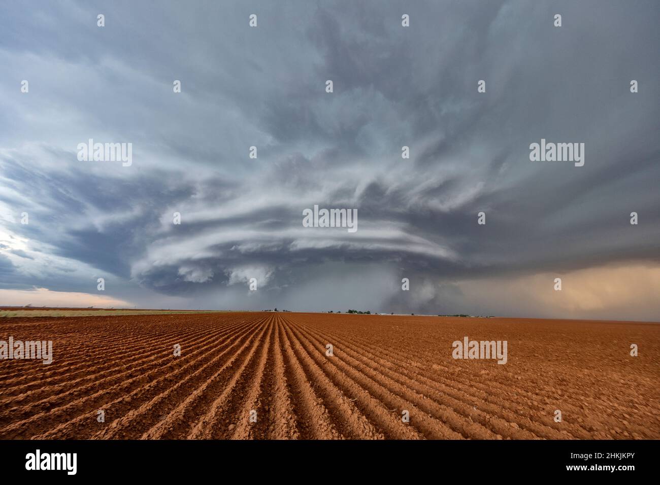 Supercell thunderstorm, Texas, USA Stock Photo - Alamy