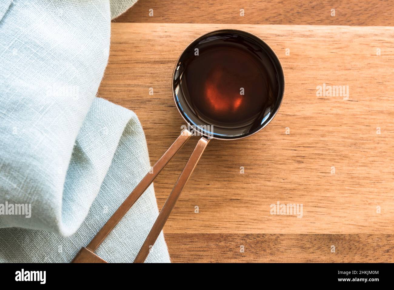 Maple Syrup in a Teaspoon Stock Photo Alamy