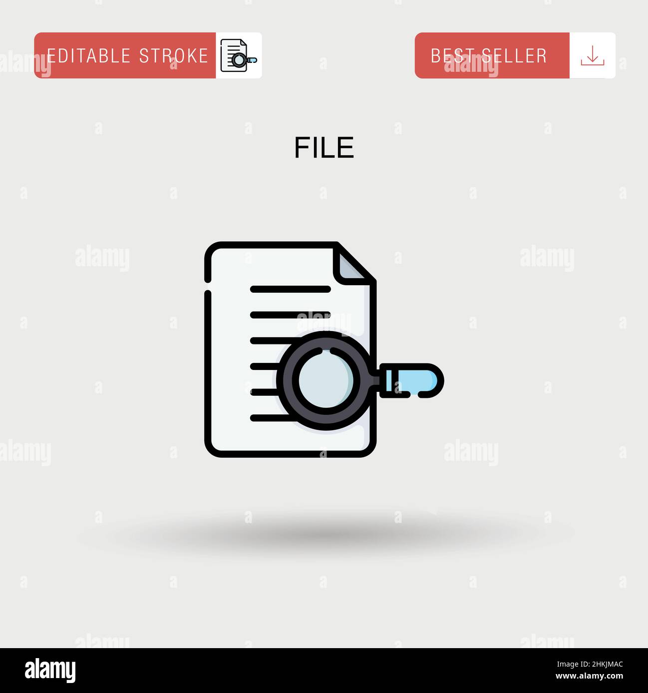 File Simple vector icon Stock Vector Image & Art - Alamy