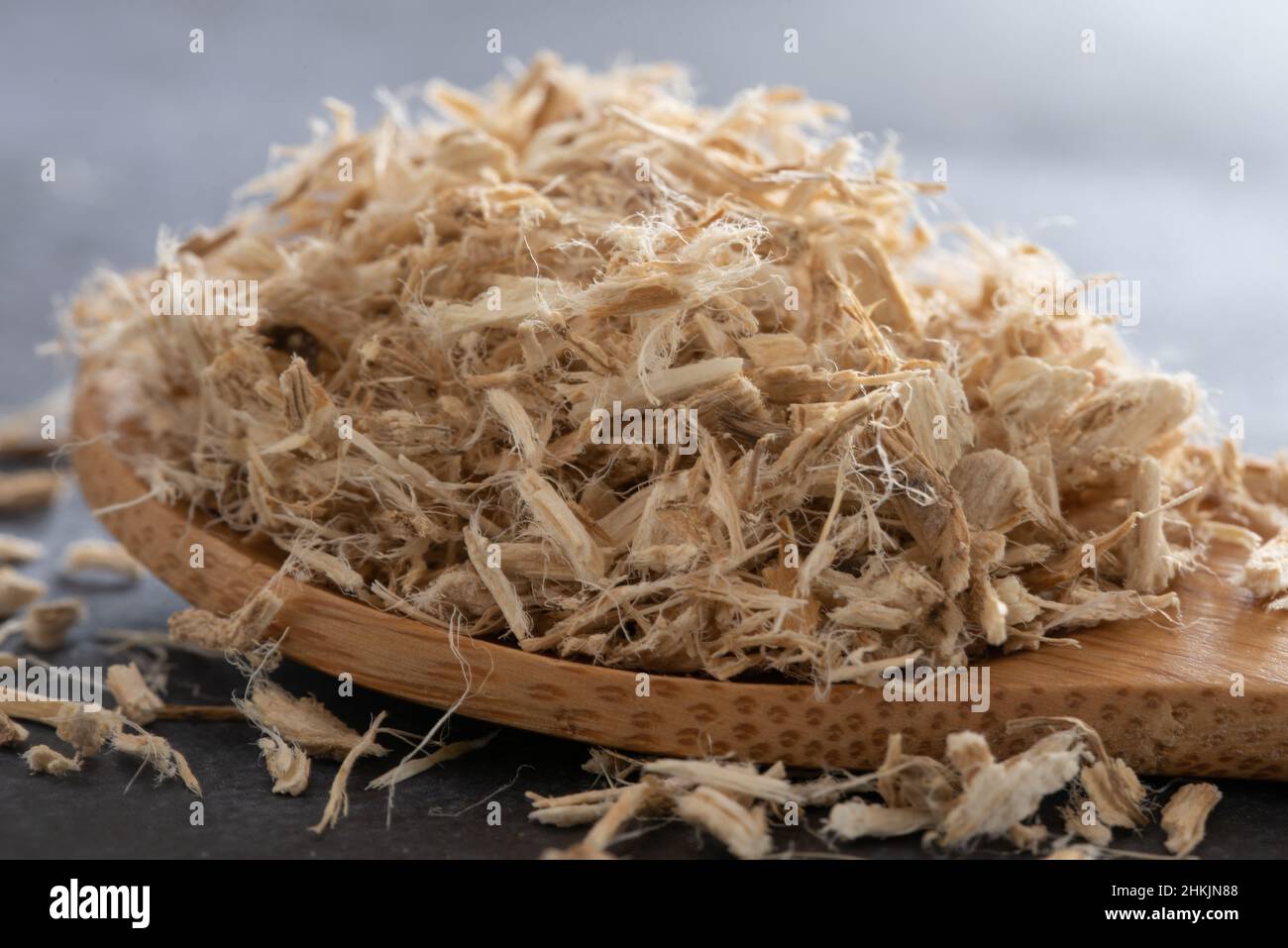 Dried Marshmallow Root on a Spoon Stock Photo Alamy