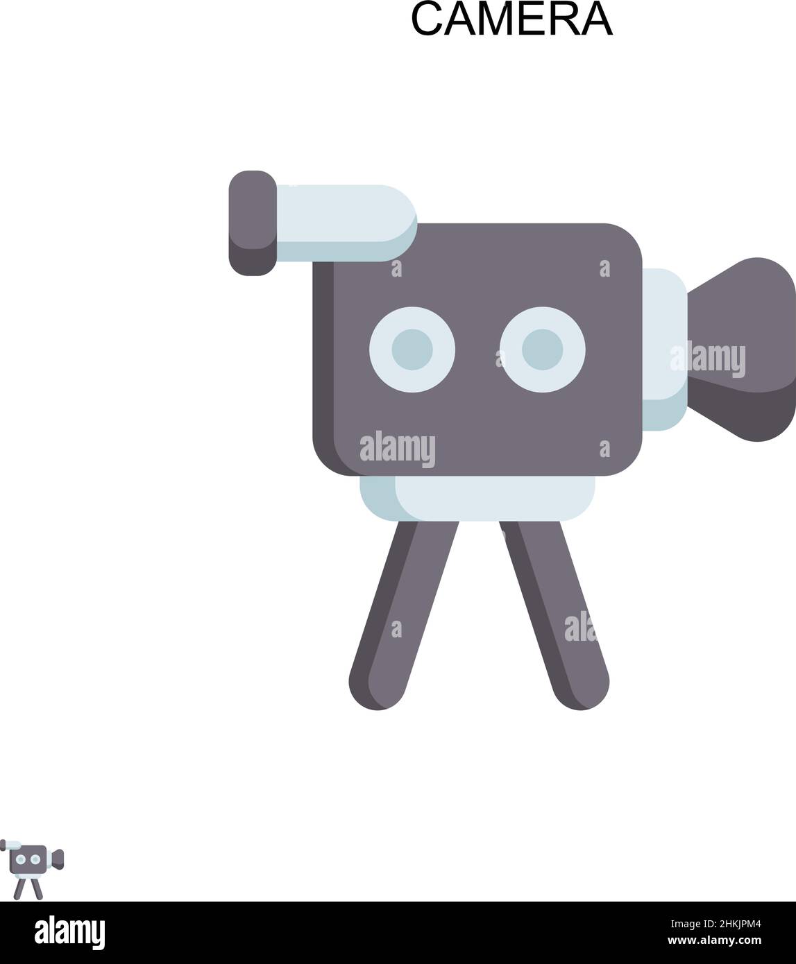 Camera Simple vector icon. Illustration symbol design template for web ...