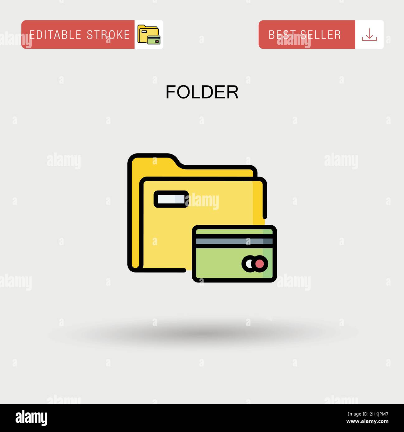 Folder Simple vector icon Stock Vector Image & Art - Alamy