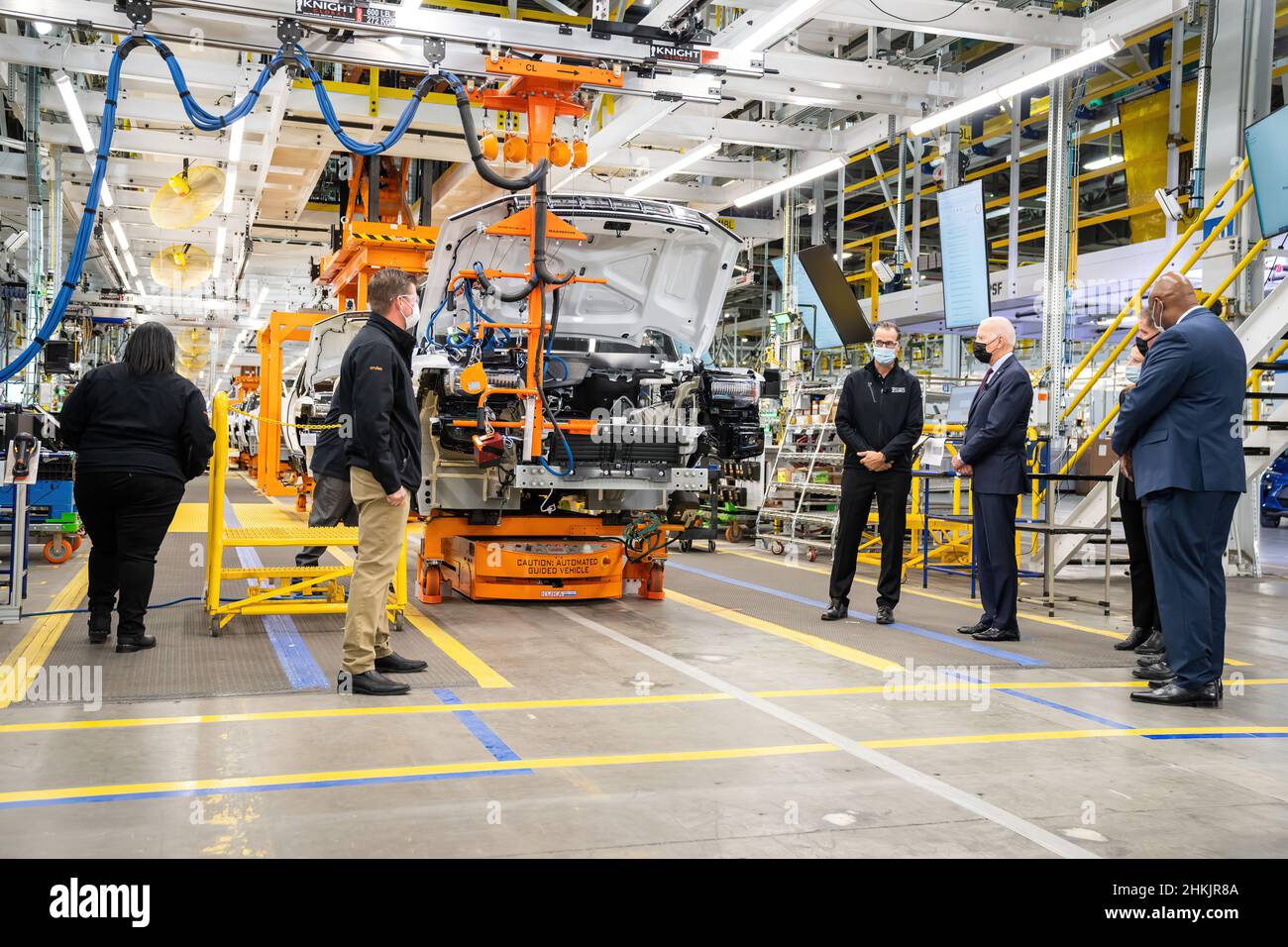 General motors factory zero facility hires stock photography and