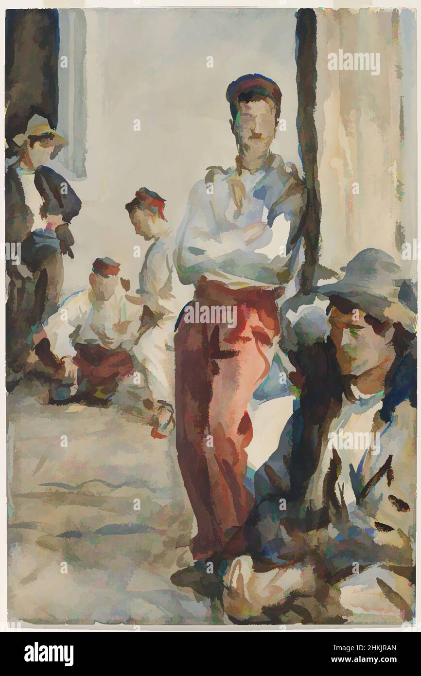 Art inspired by Spanish Soldiers, John Singer Sargent, American 