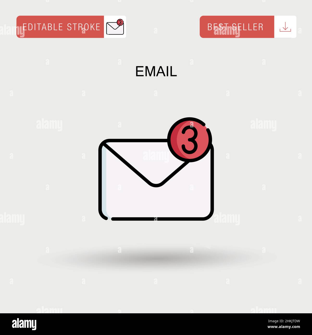 Email Simple vector icon Stock Vector Image & Art - Alamy
