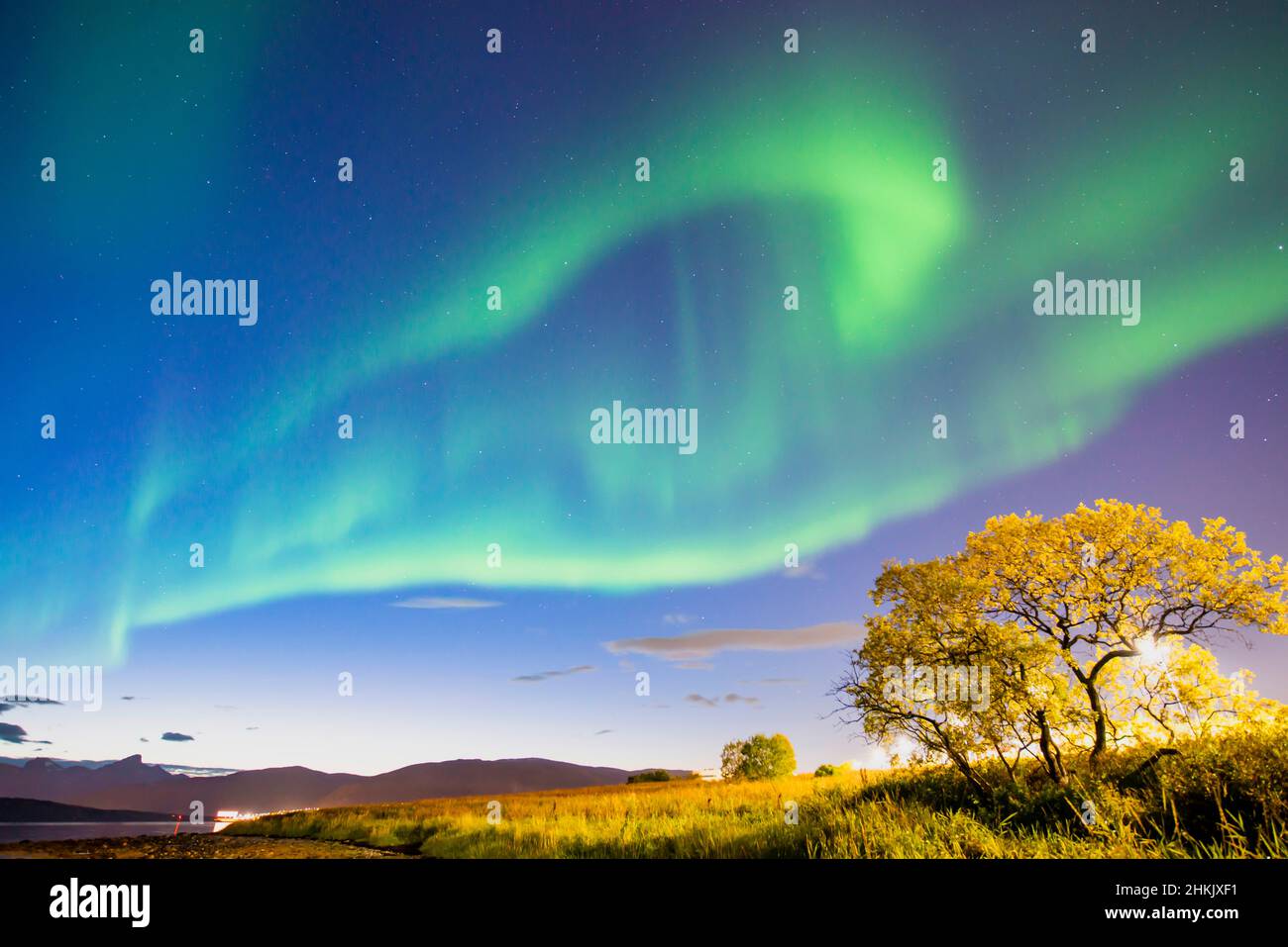 Tromso norway aurora hi-res stock photography and images - Alamy
