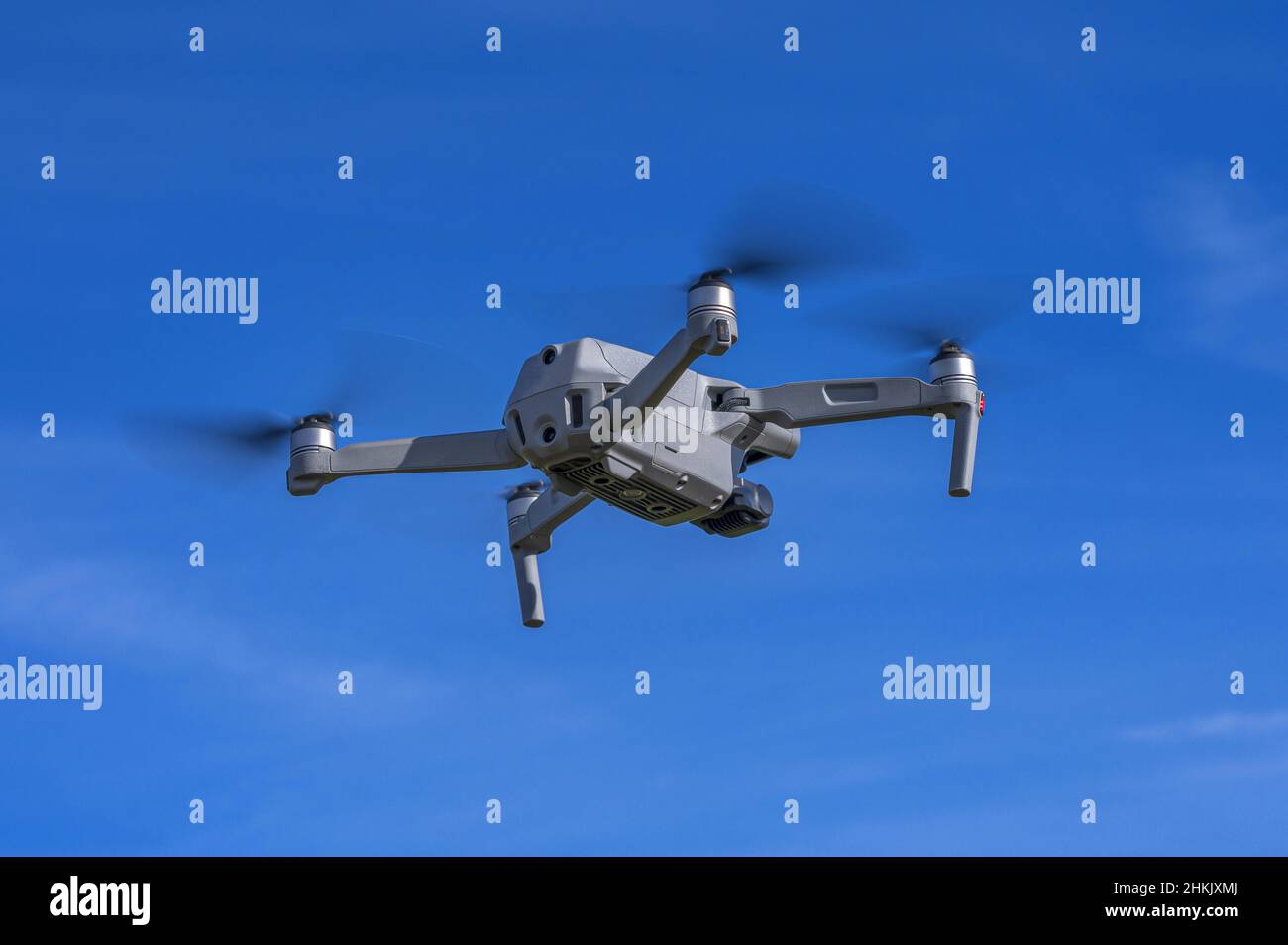 flying drone with camera Stock Photo Alamy