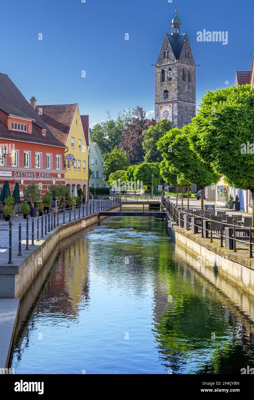 Church Our Ladies in Memmingen, Germany, Bavaria, Memmingen Stock Photo