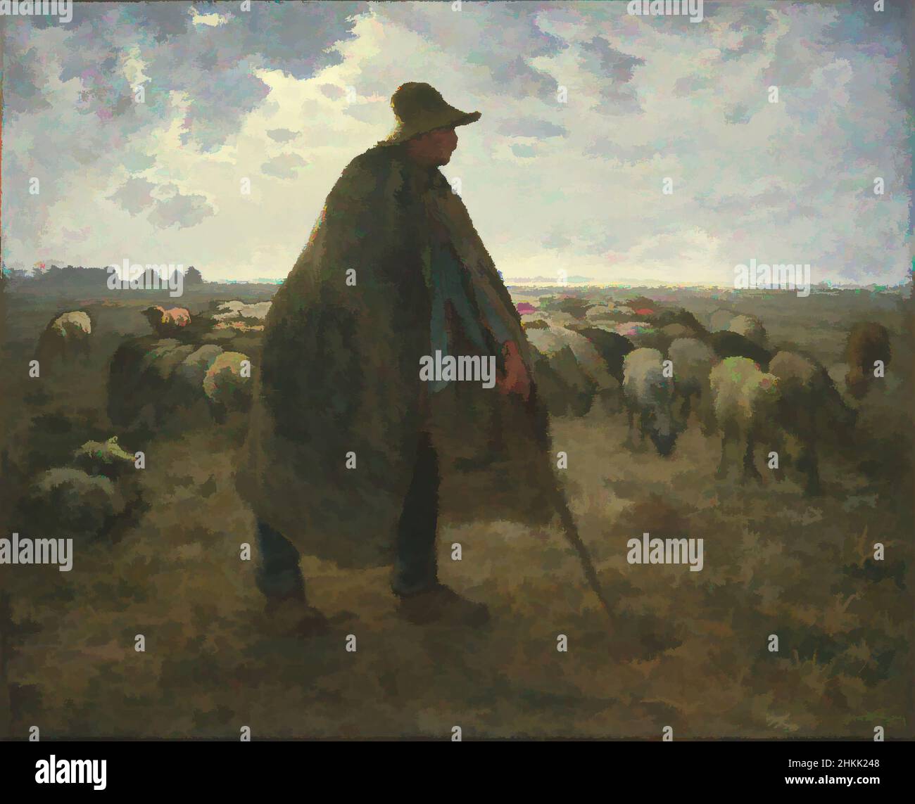 Farmer europe painting hi-res stock photography and images - Alamy