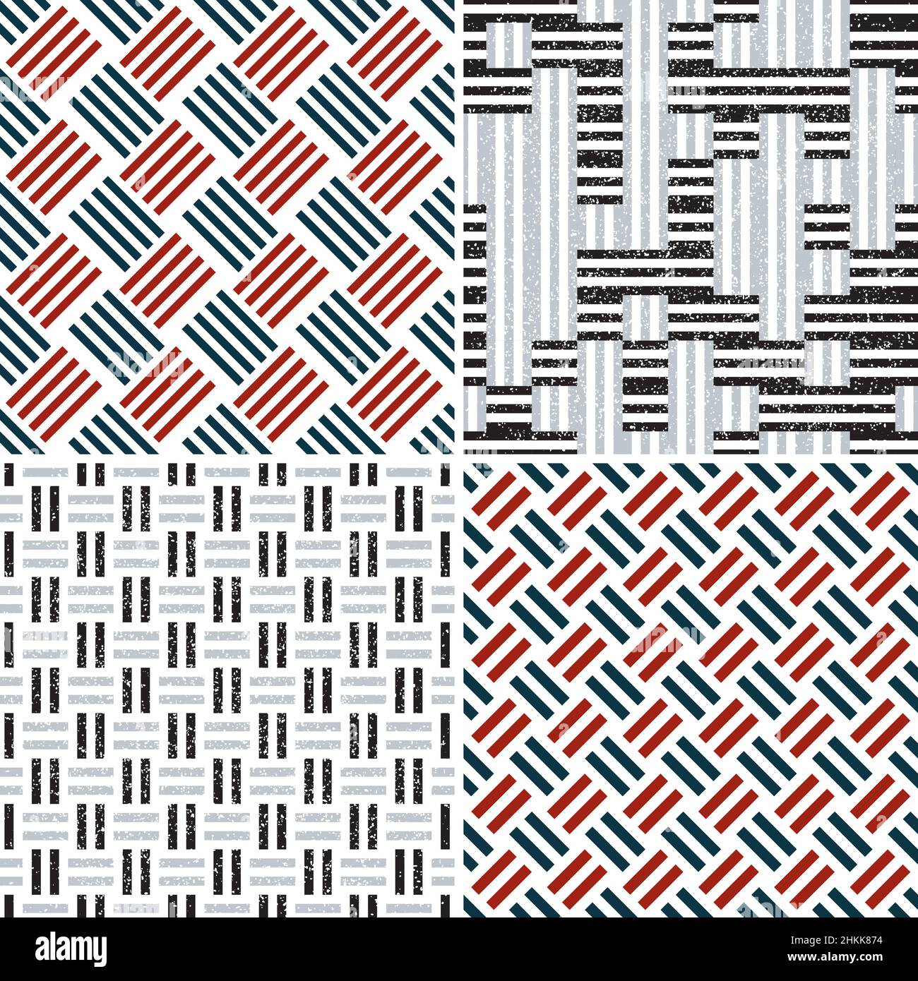 4 different vector patterns in the same package(eps). One pattern is ...