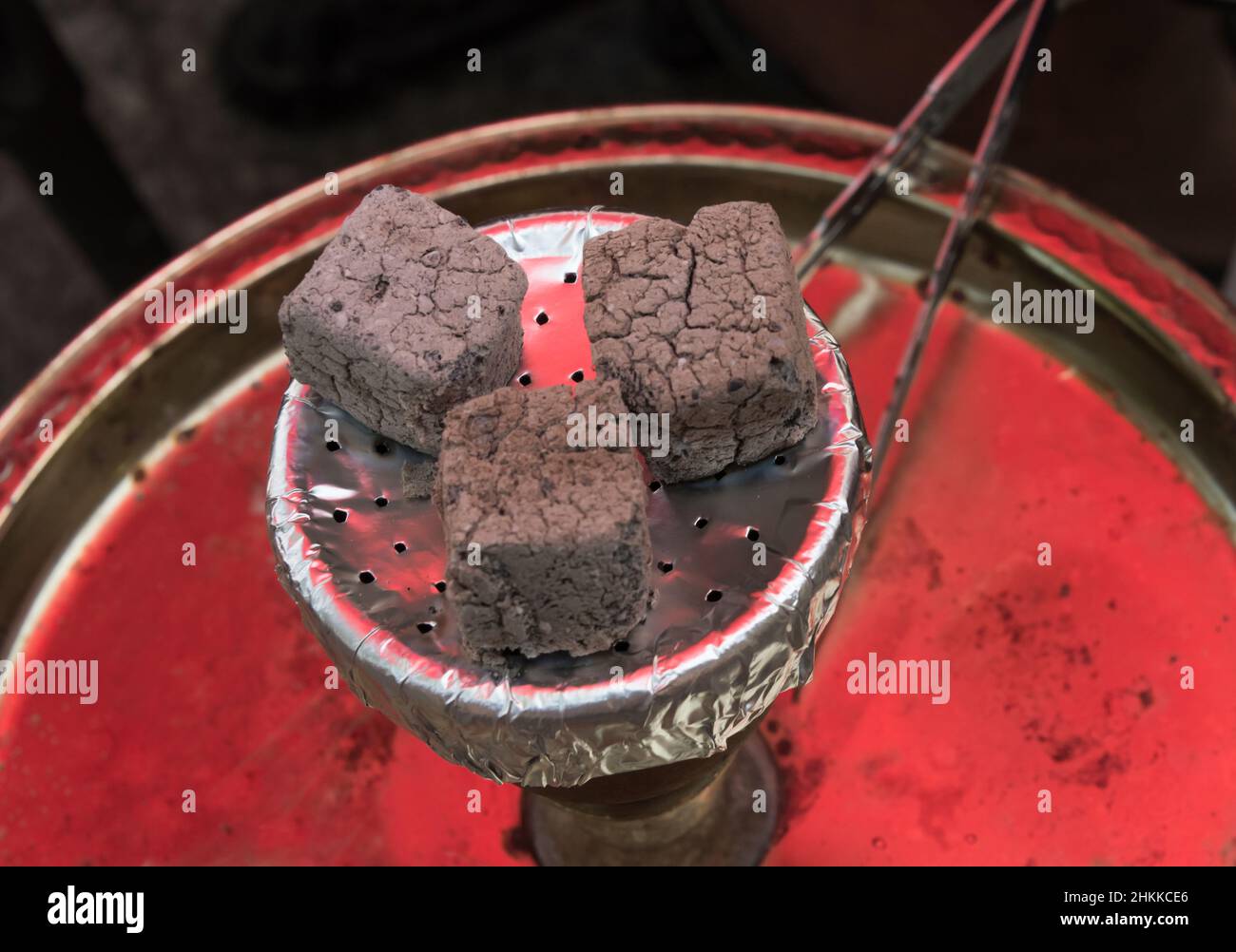 Apple flavored tobacco for hookah pipe, Batumi, Stock Photo Alamy