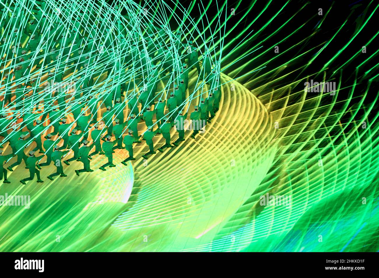 Beijing, China. 04th Feb, 2022. BEIJING, CHINA. 04 February, 2022 - The opening ceremony of the Beijing 2022 Olympic Games Credit: Iris van den Broek /Alamy Live News Stock Photo