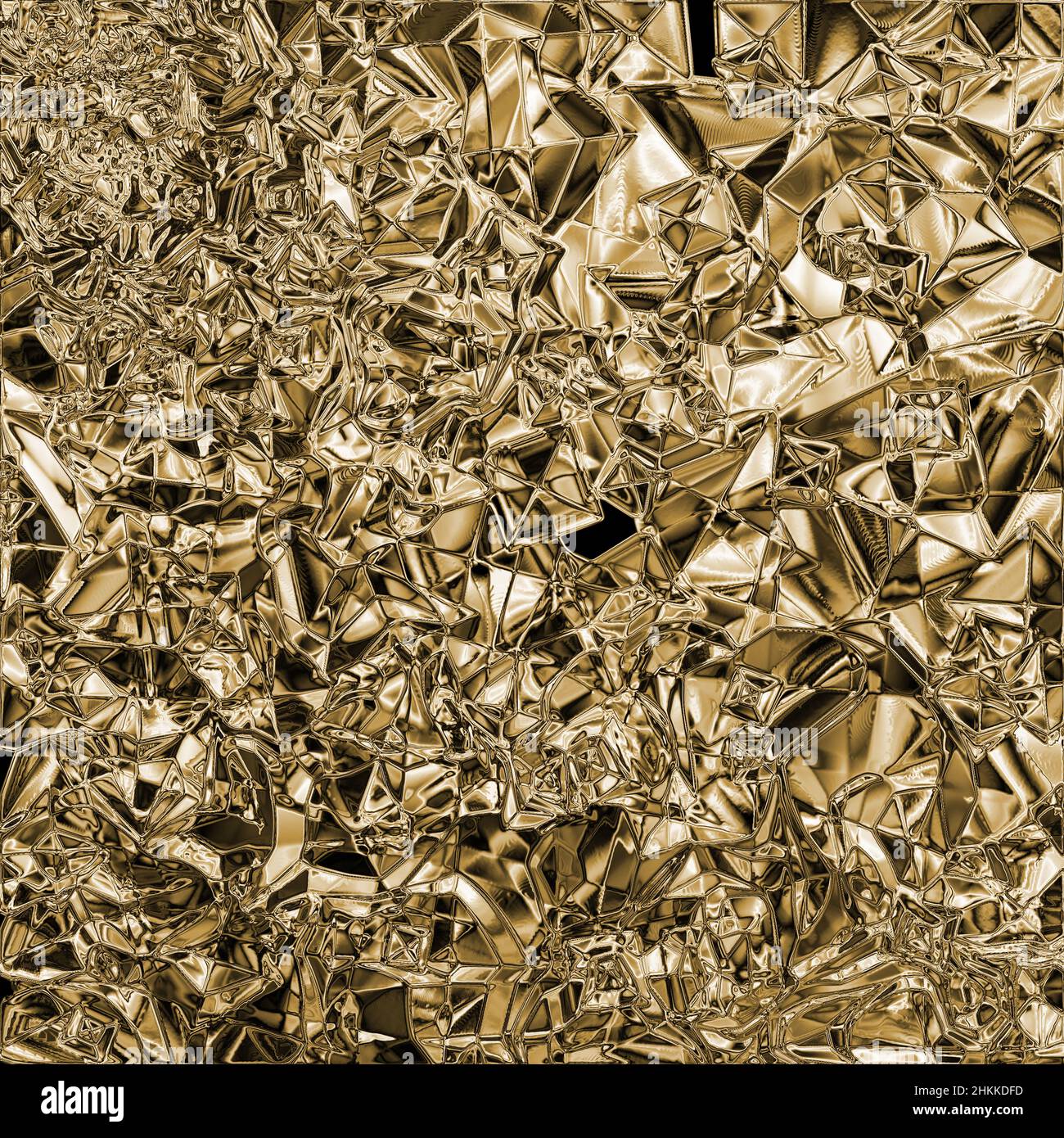 Crushed metallic aluminum gold foil background texture digital paper Stock  Photo - Alamy