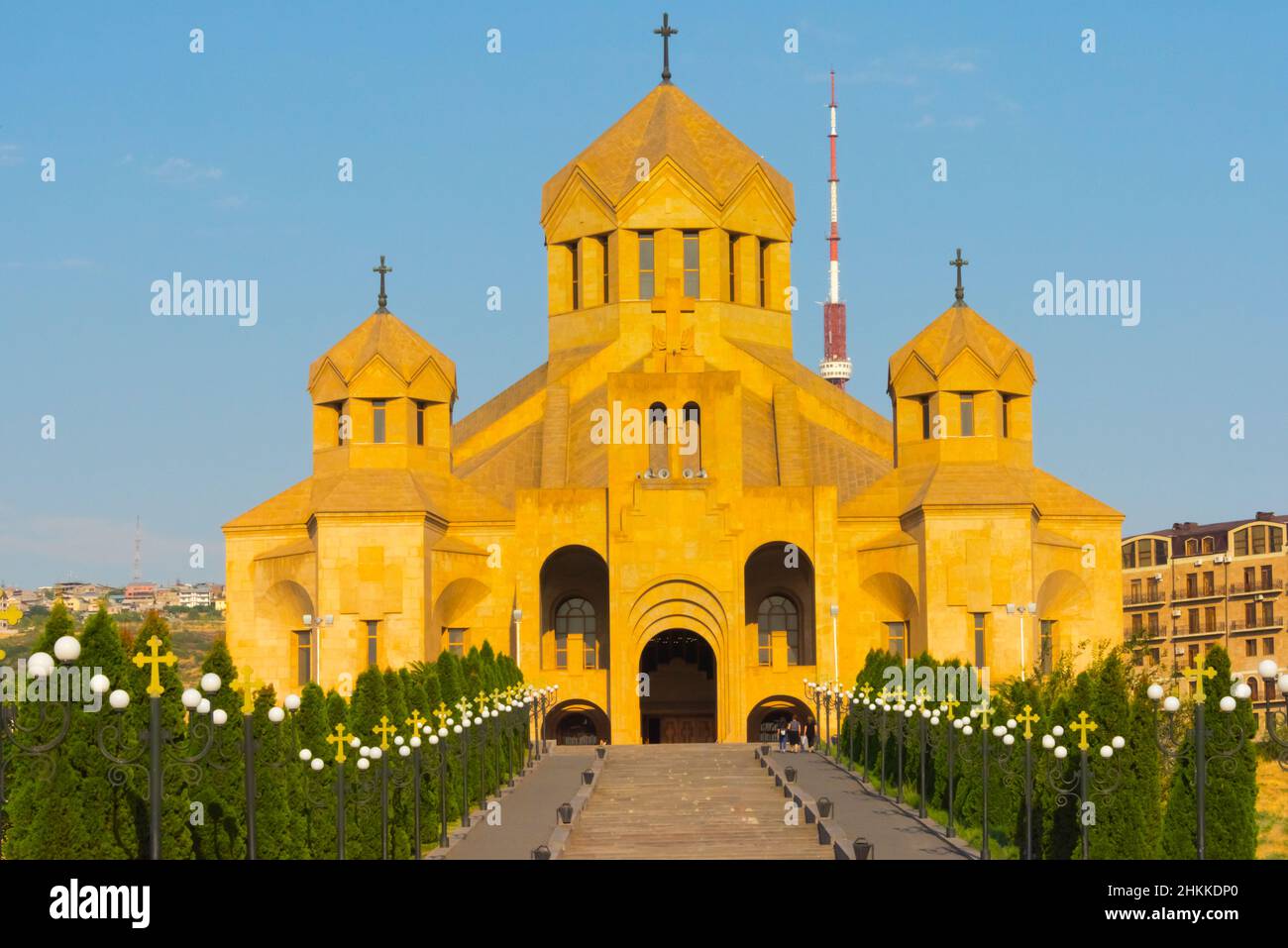 Saint Gregory the Illuminator Cathedral, Yerevan, Armenia Stock Photo