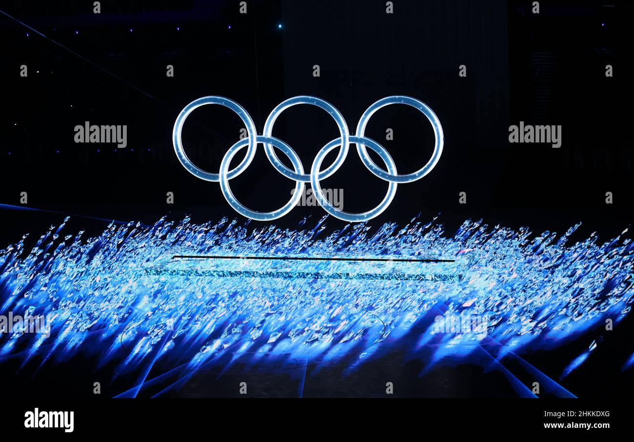 Beijing, China. 04th Feb, 2022. BEIJING, CHINA. 04 February, 2022 - The opening ceremony of the Beijing 2022 Olympic Games Credit: Iris van den Broek /Alamy Live News Stock Photo