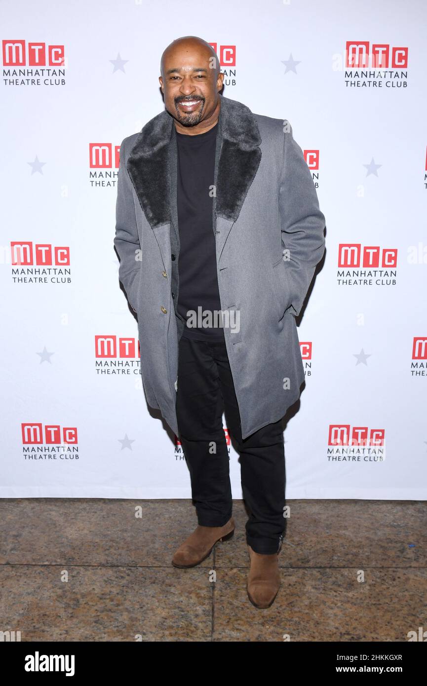 New York, USA. 04th Feb, 2022. Mike Muse attends the Broadway premiere of  “Skeleton Crew” at the Manhattan Theatre Club, New York, NY, February 4,  2022. (Photo by Anthony Behar/Sipa USA) Credit:
