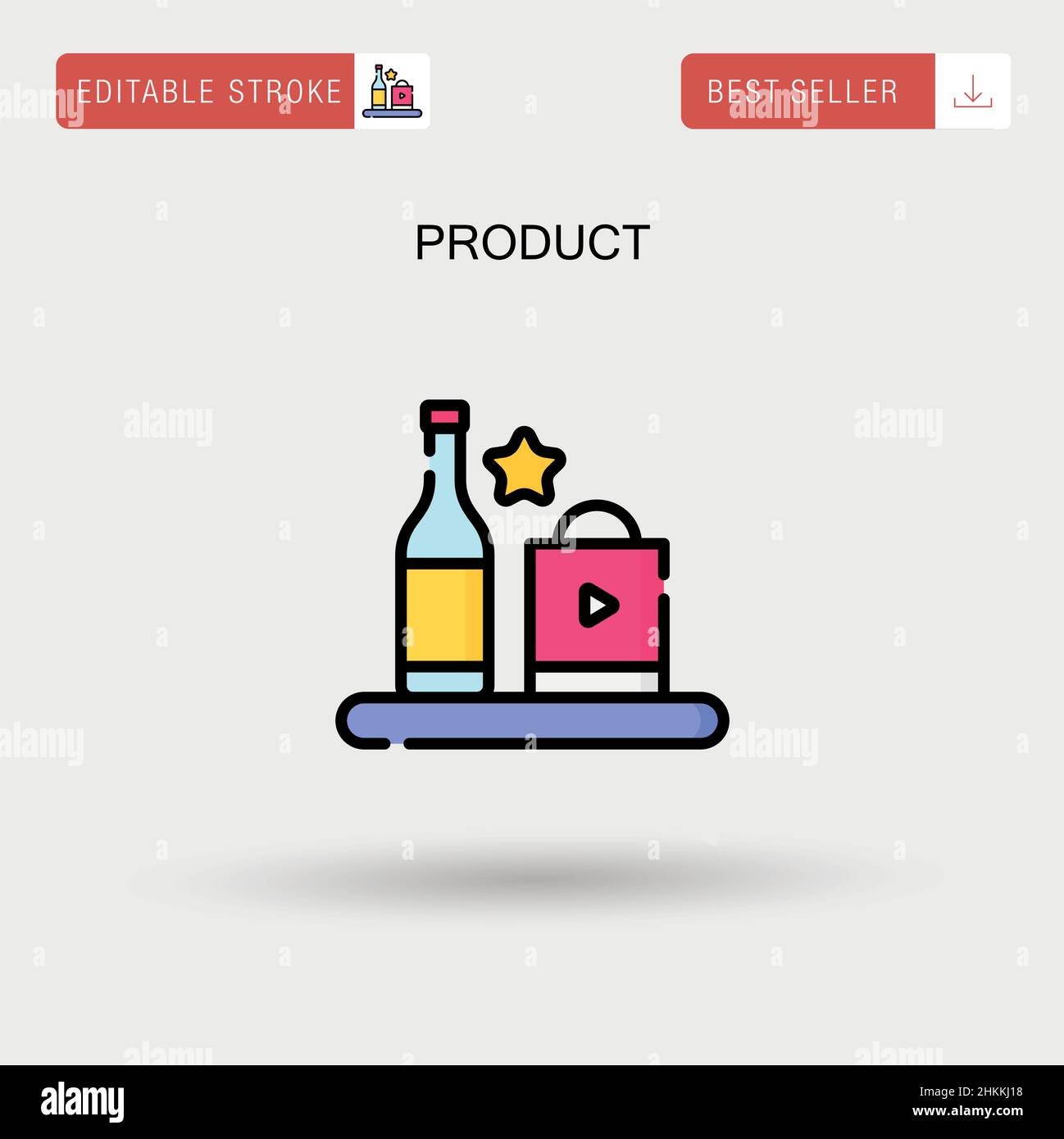 Product Simple vector icon Stock Vector Image & Art Alamy
