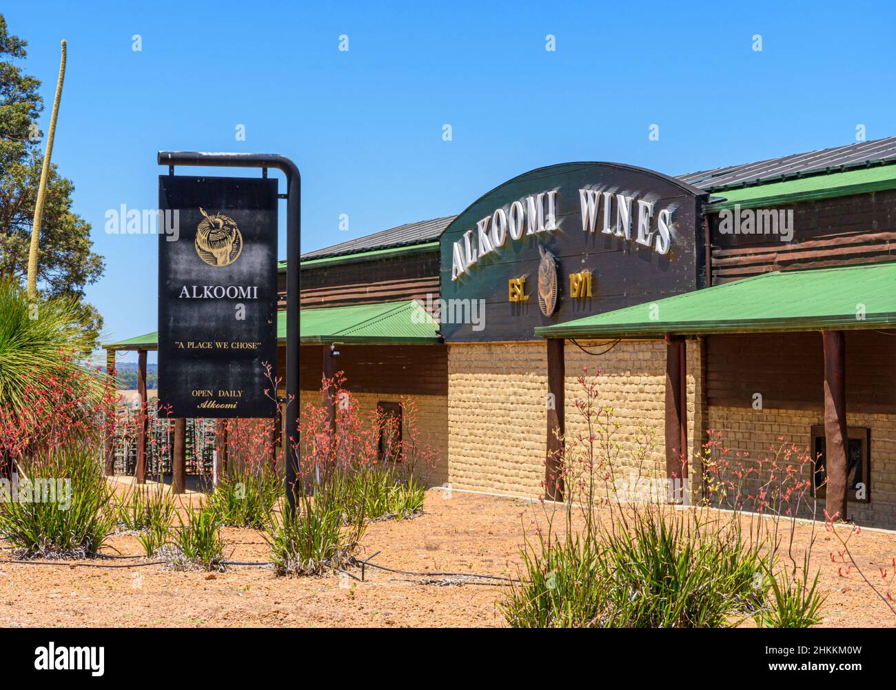 Alkoomi Wines, a winery in the Frankland River Region, Western Australia, Australia Stock Photo