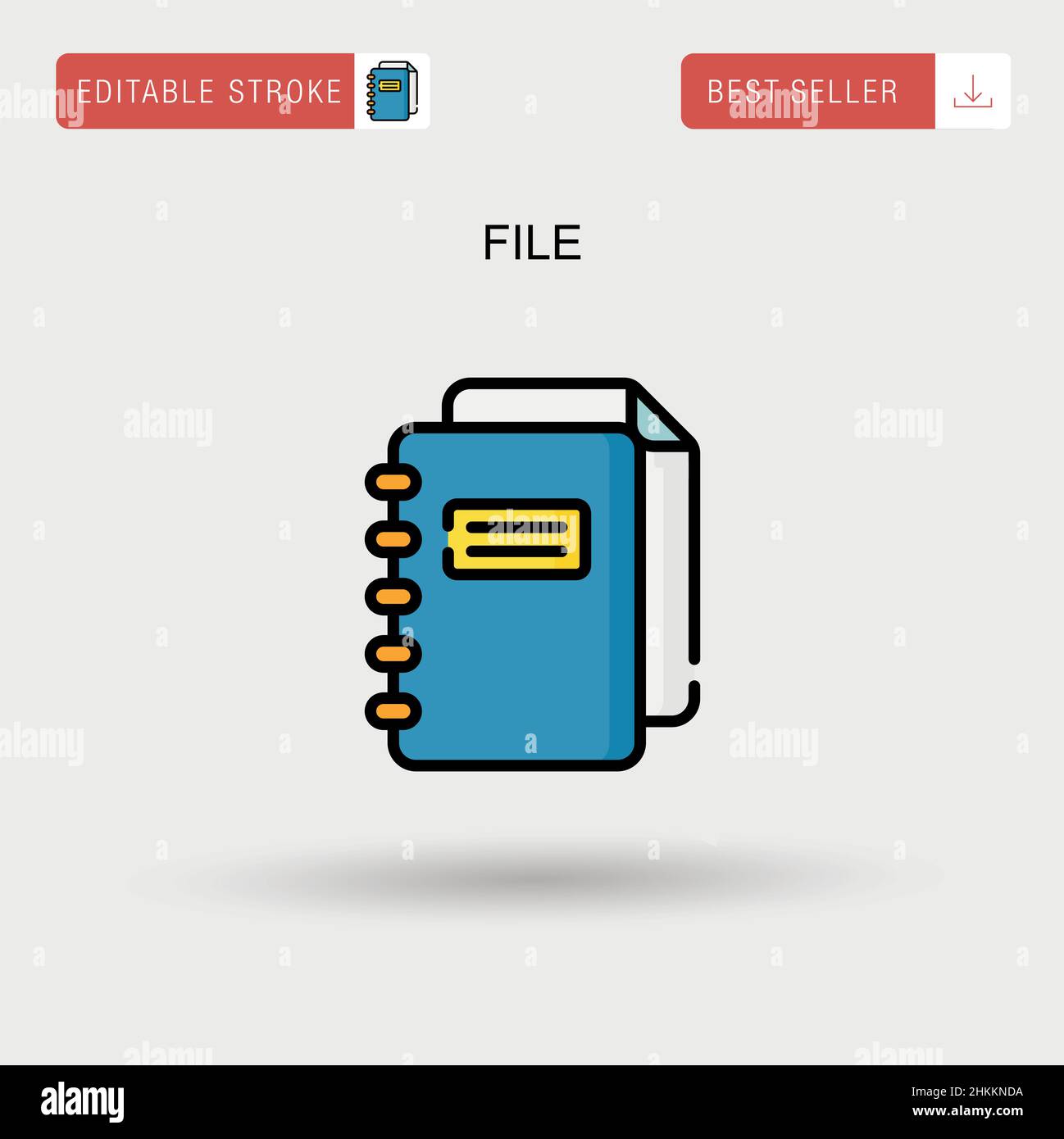 File Simple vector icon Stock Vector Image & Art - Alamy