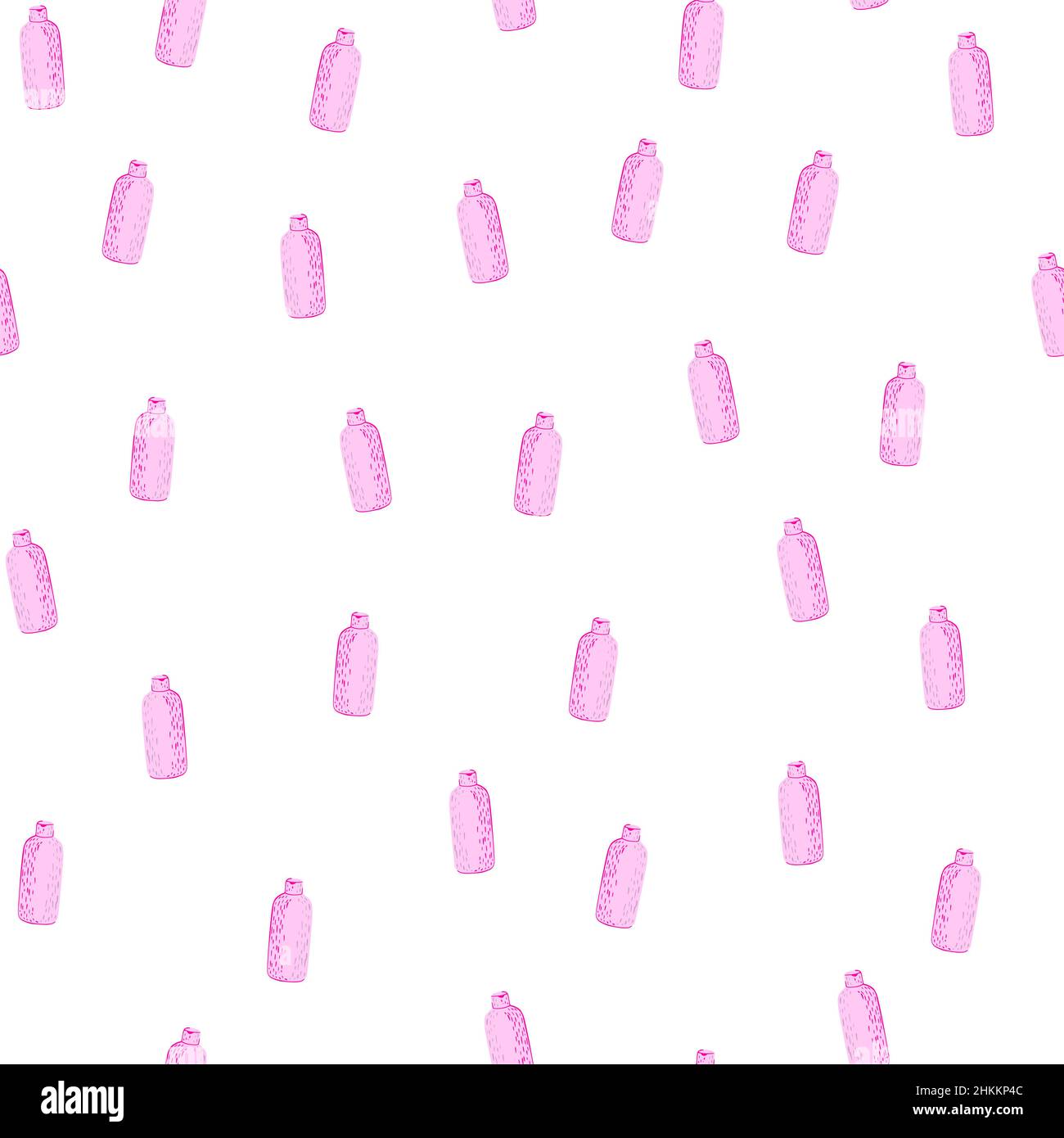 Cosmetic bottle seamless pattern. Background for spa. Repeated texture ...