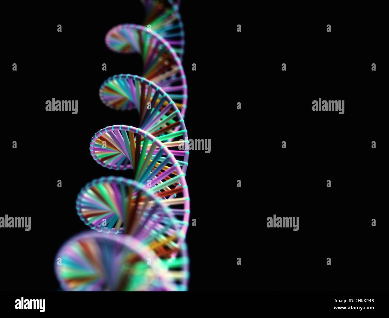 DNA molecule, illustration Stock Photo - Alamy
