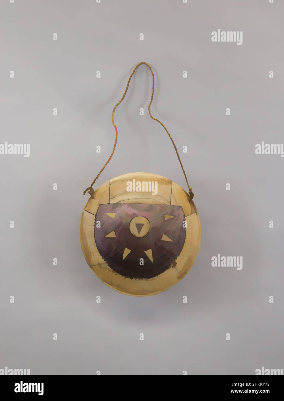 Art inspired by Breastplate (civavonovono), Fijian, c.1840-50, Whale ivory,  pearl shell, plant fiber, Tailevu province, Melanesia, Fiji, Oceania, Arms  & armor, bone & shell, diameter: 9 1/16 in. (23 cm, Classic works