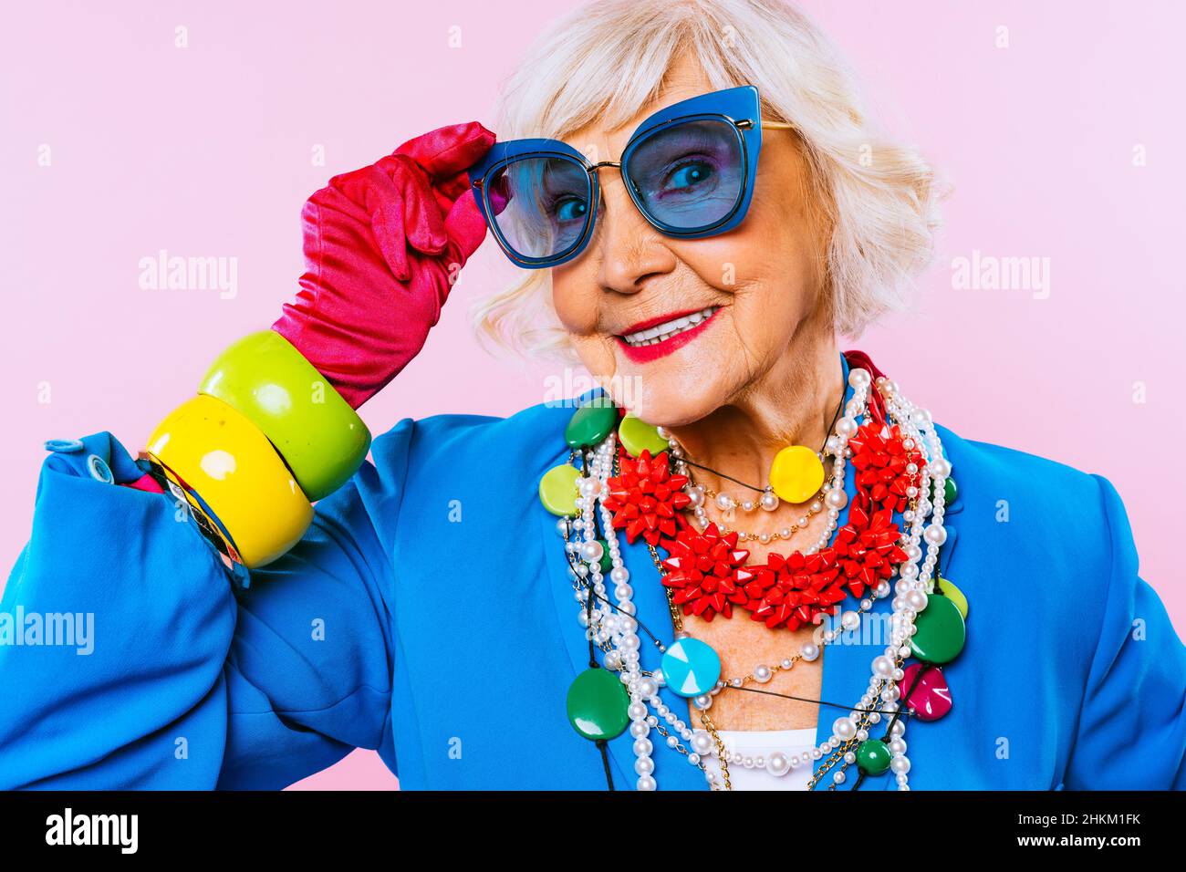 Old lady glasses cool hires stock photography and images Alamy