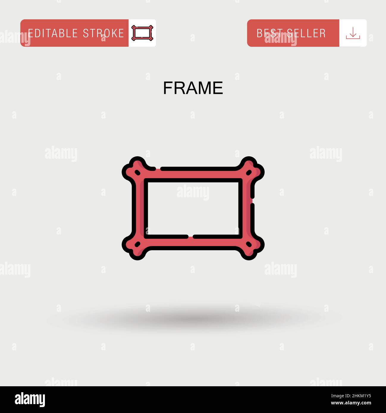Frame Simple vector icon Stock Vector Image & Art - Alamy