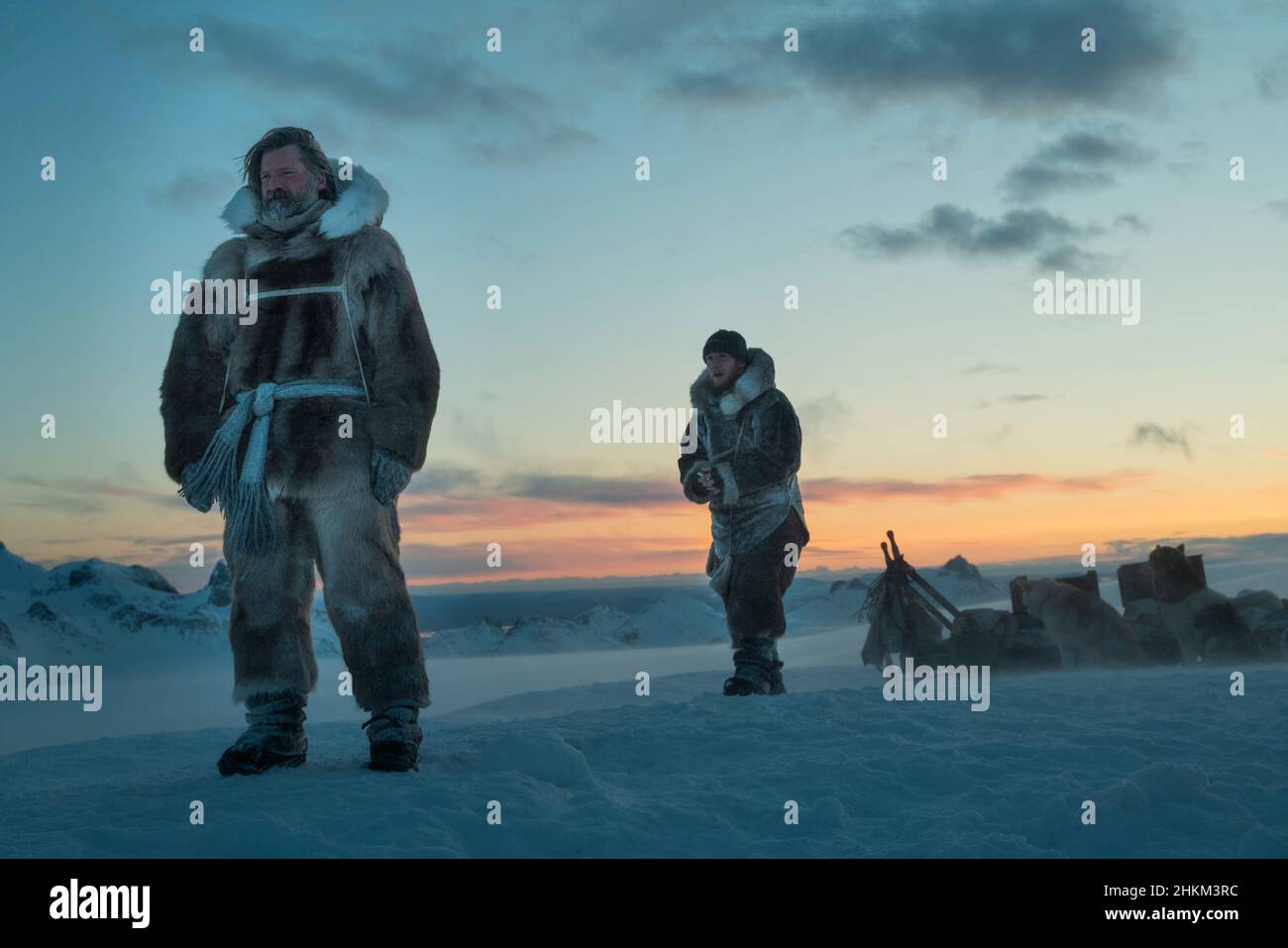 NIKOLAJ COSTER-WALDAU and JOE COLE in AGAINST THE ICE (2022), directed ...