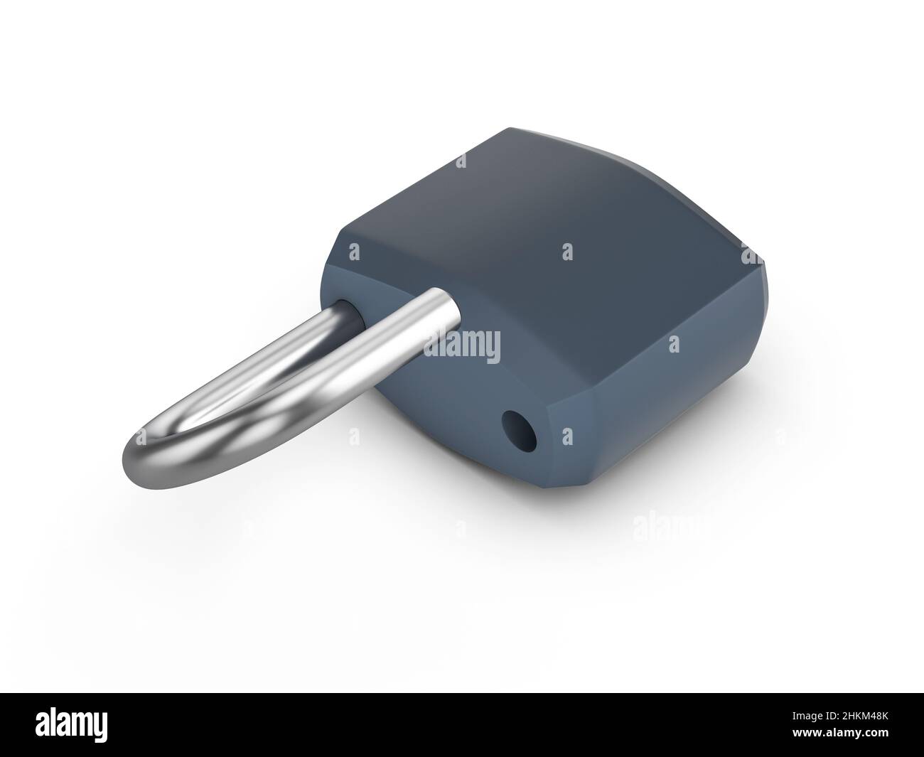 Padlock on a white background. 3d illustration Stock Photo - Alamy