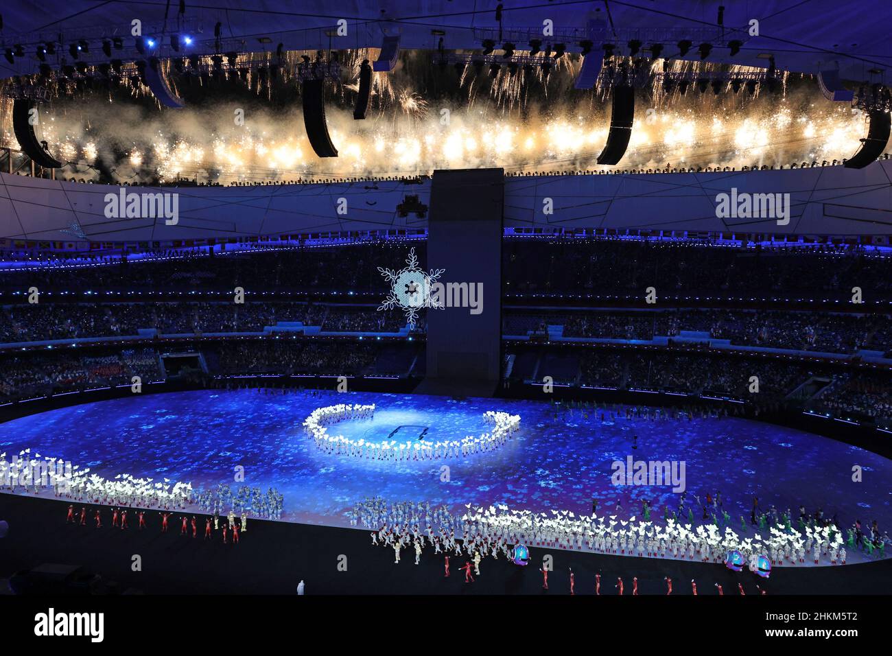 Beijing, China. 04th Feb, 2022. Show, Choreography.Overview, Stadium ...